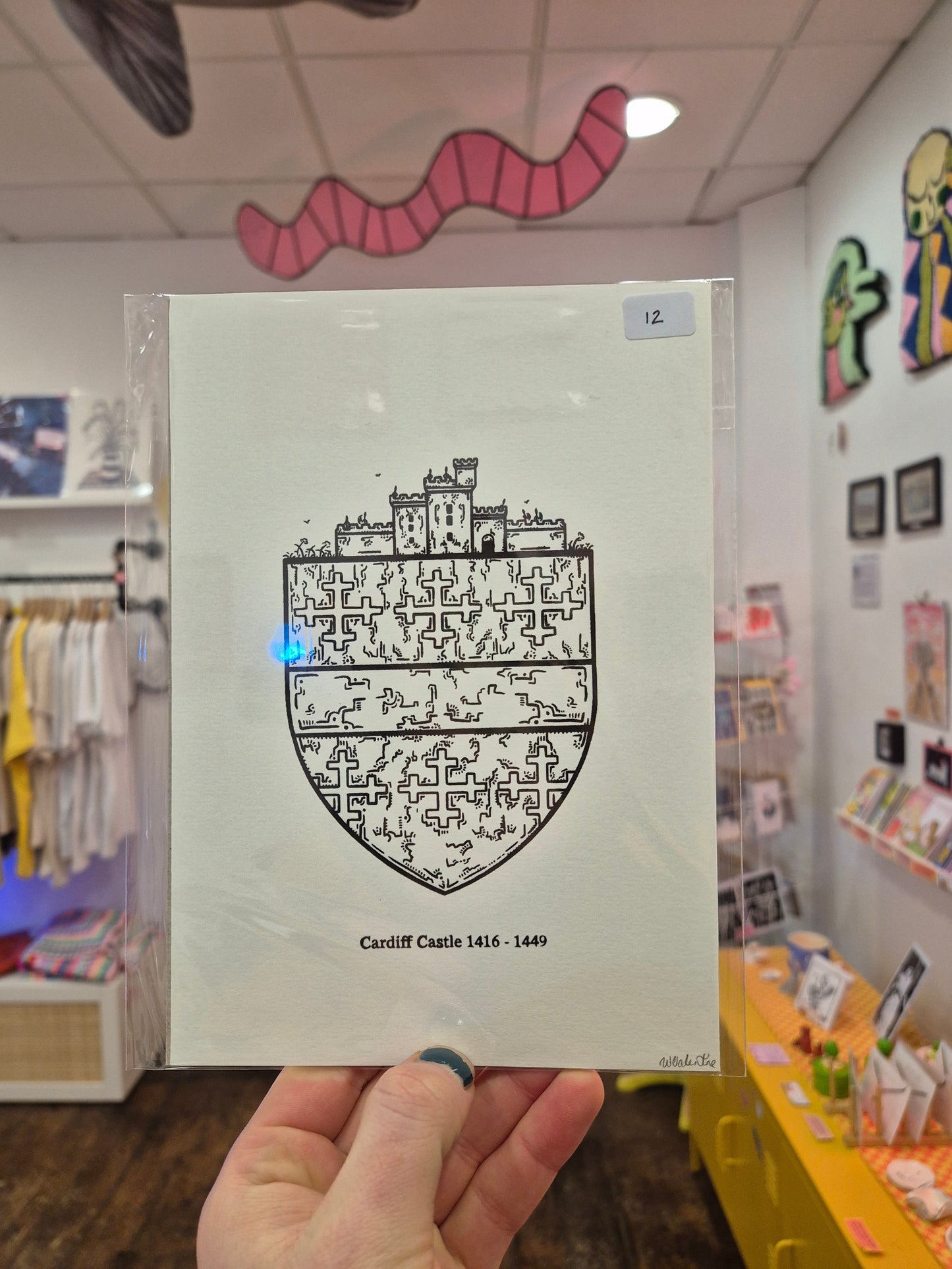 Cardiff Castle Screen Prints by Will Valentine