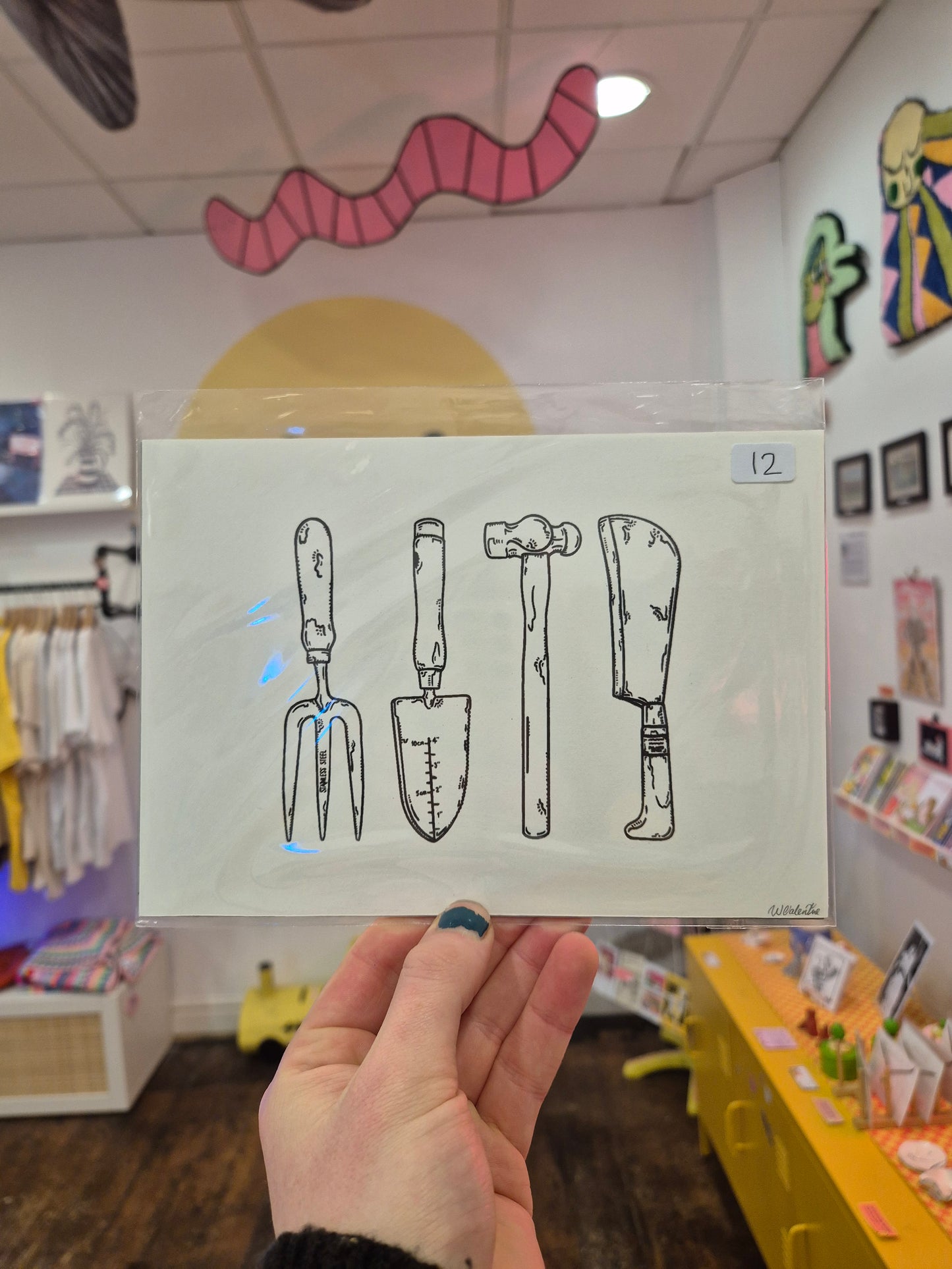 Will Valentine A5 Tool Screen Prints