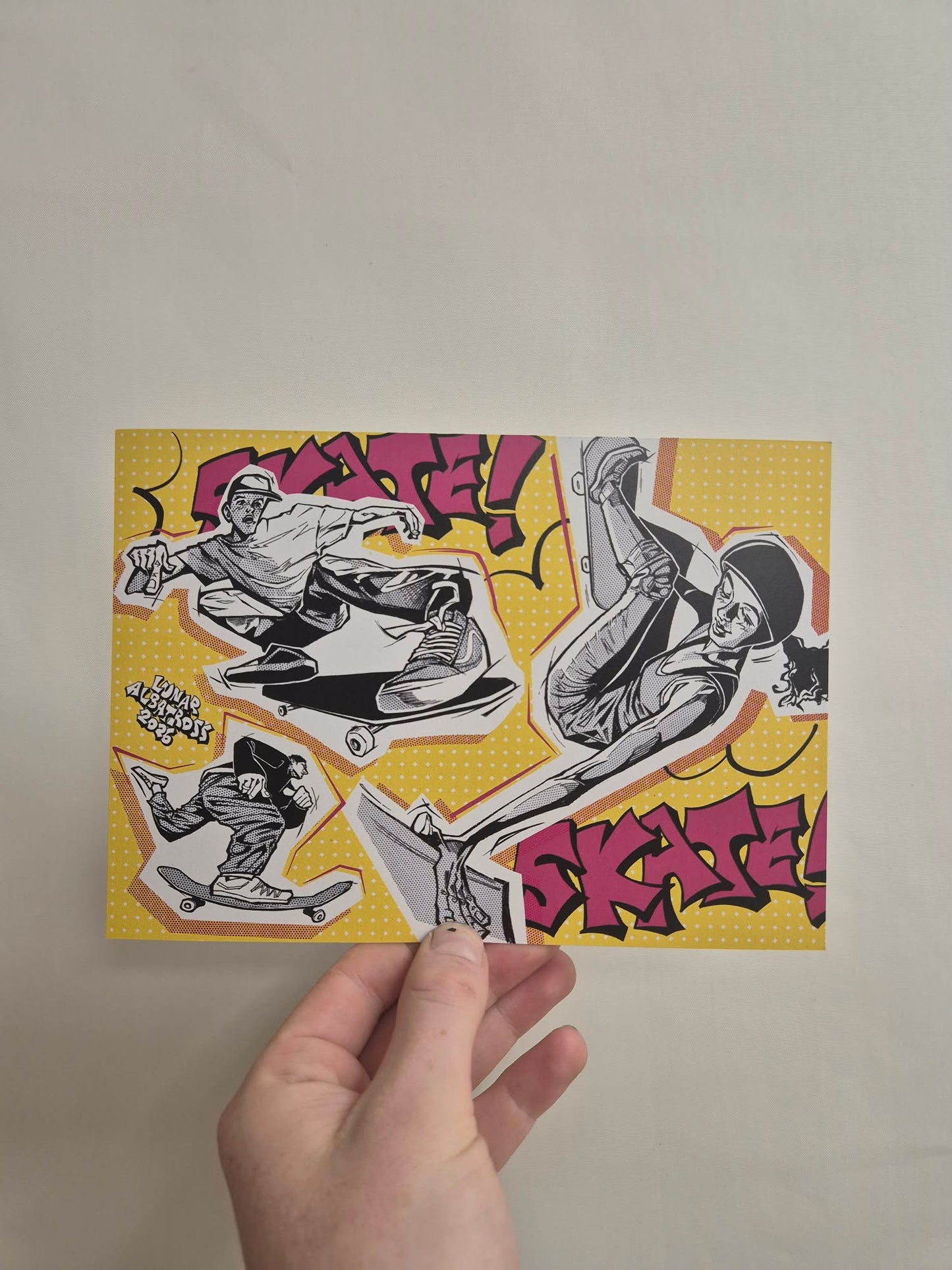 A5 Skate Print by Lunar Albatross