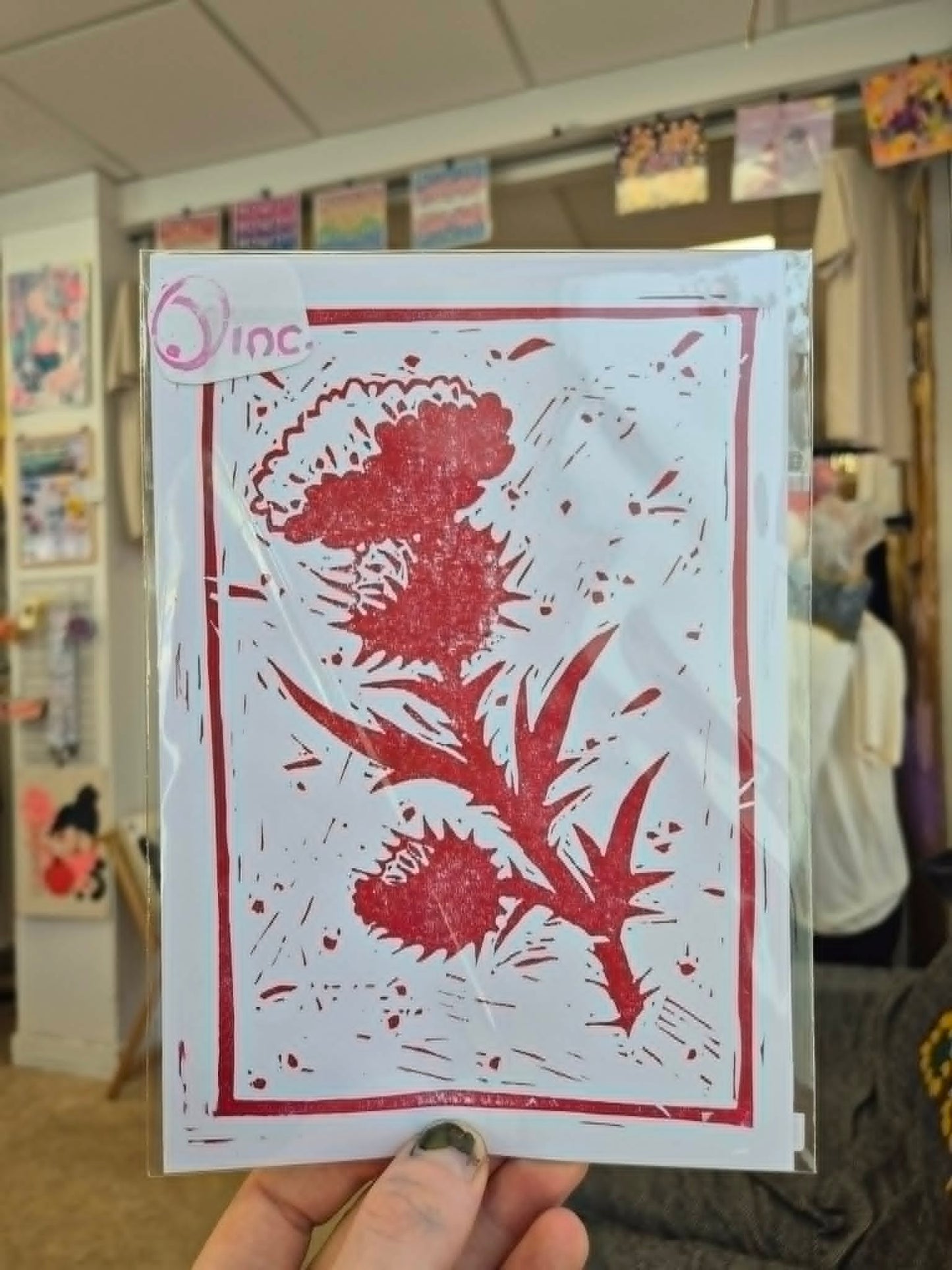 A5 Lino Prints by CrabapplesInc