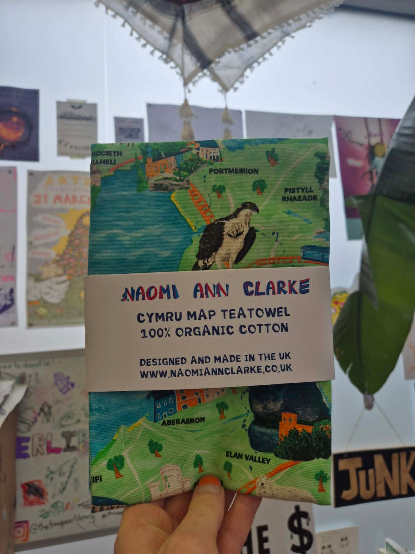 Tea-towels by Naomi Ann Clarke