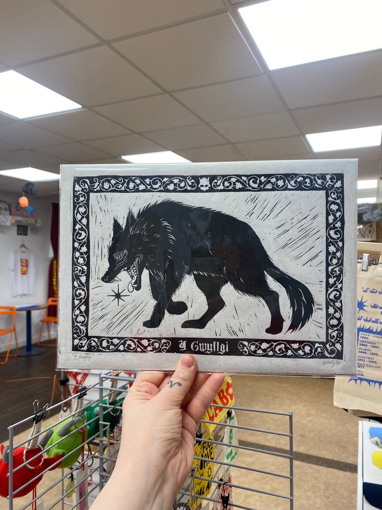 A4 Lino Prints by Spookyoaf