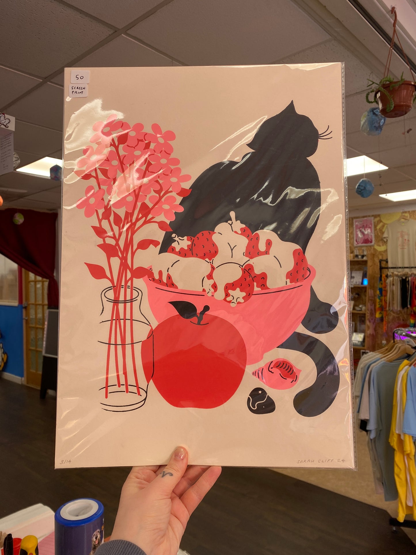 Sarah Cliff - A3 Screen Print