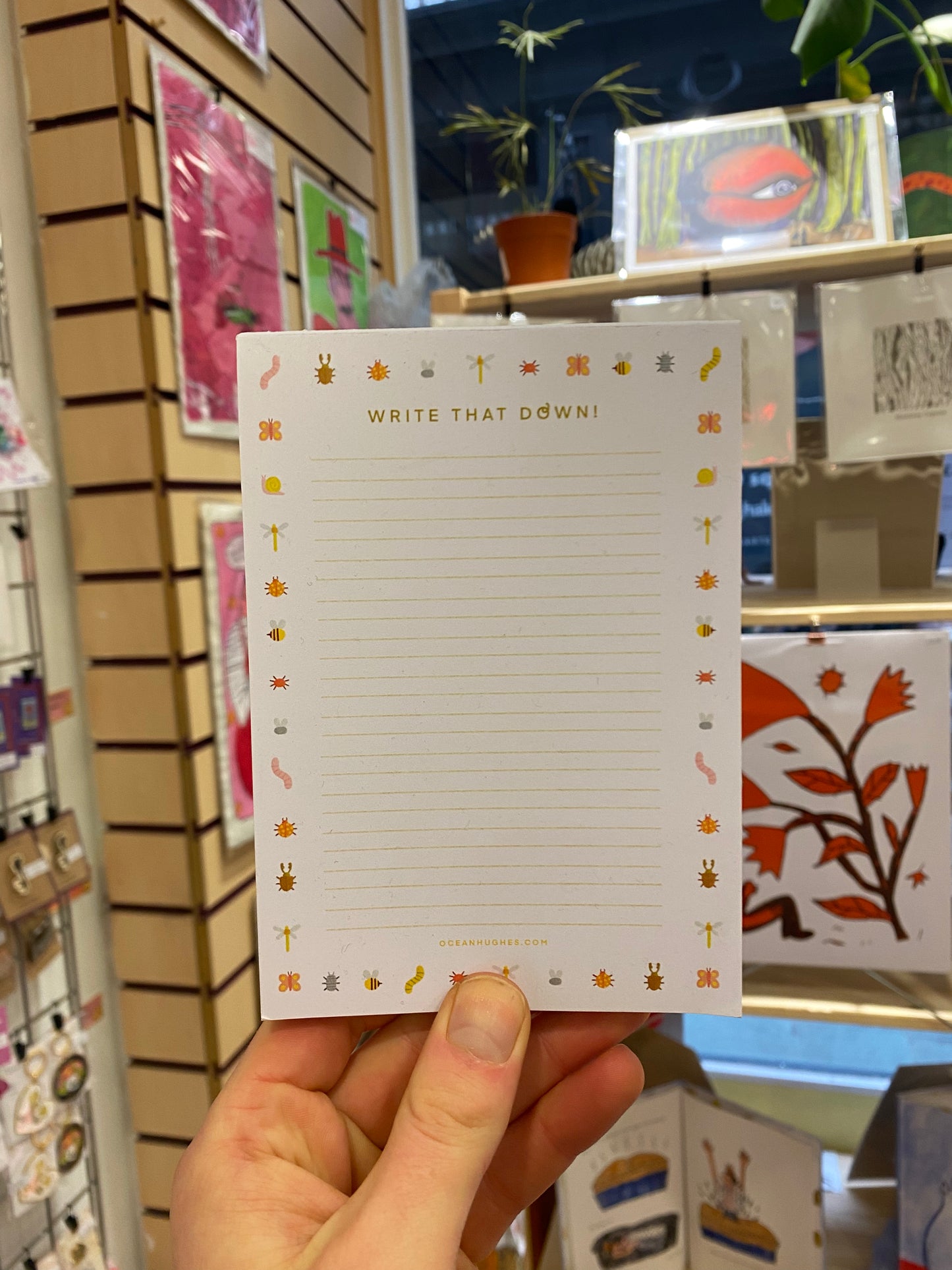 Ocean Hughes - A6 Memo Pad