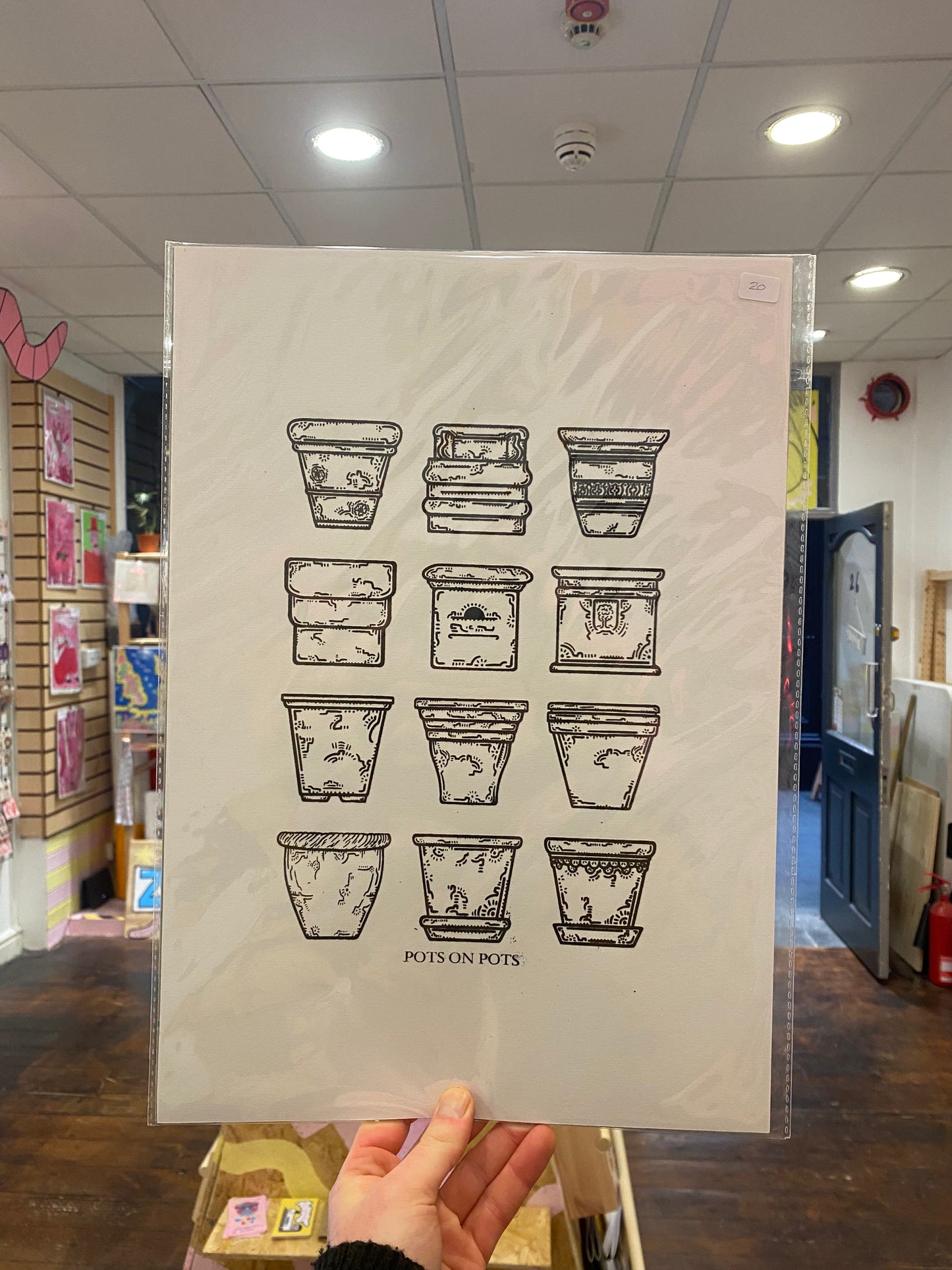 Will Valentine - Pots On Pots Relief Print