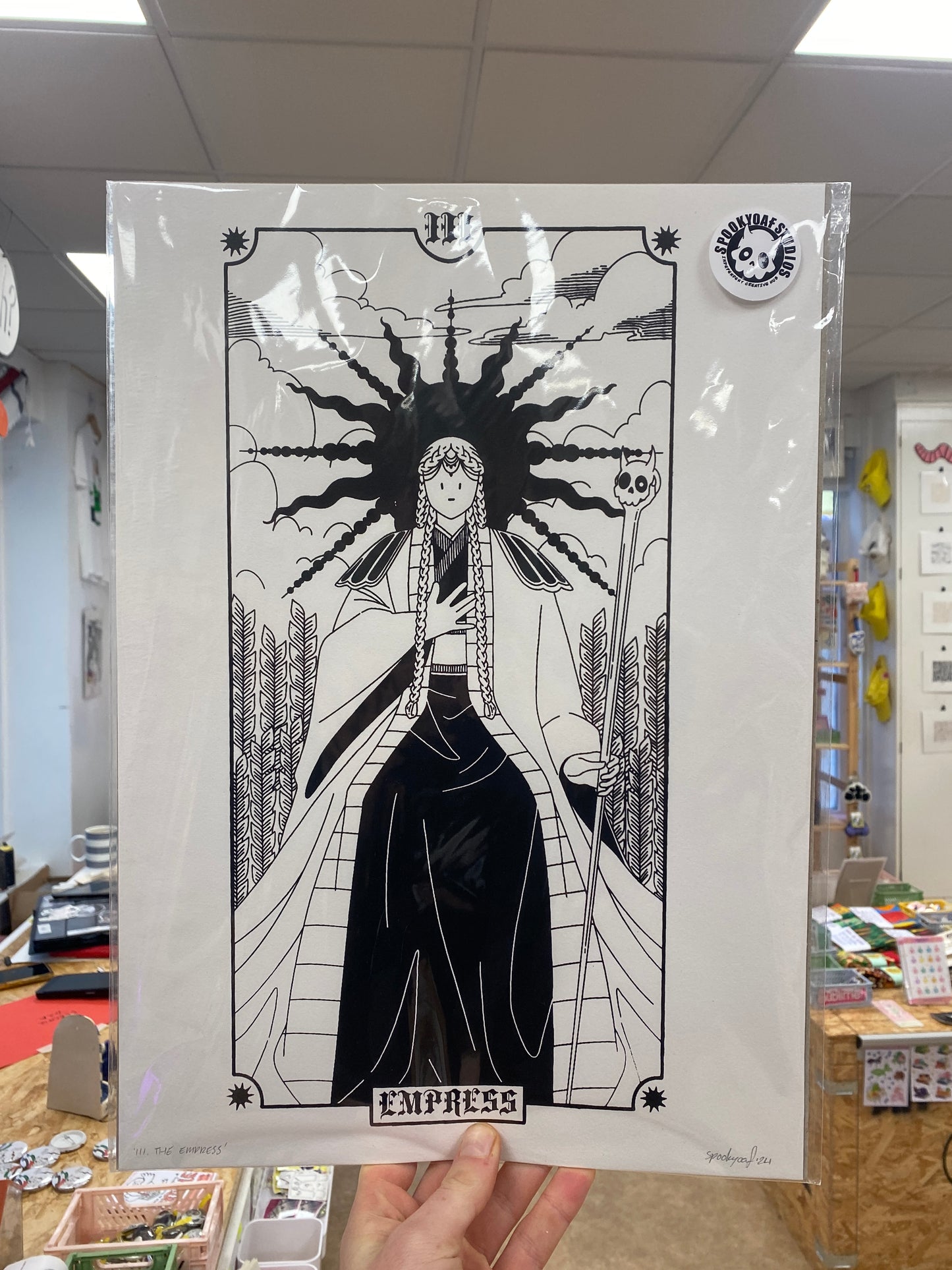 Empress Screen Print by Spookyoaf