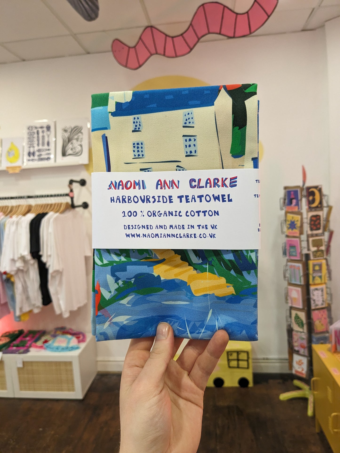 Tea-towels by Naomi Ann Clarke