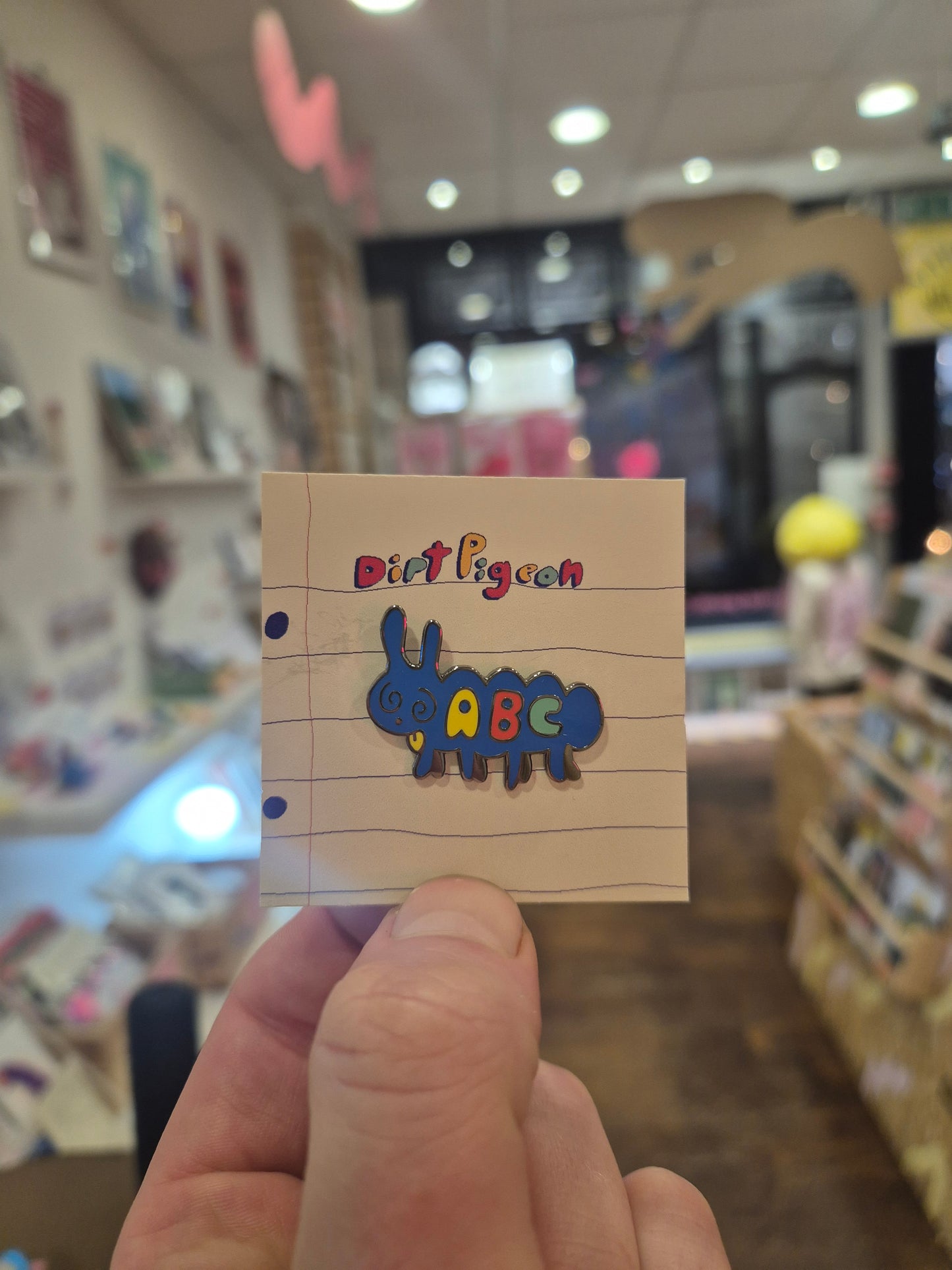 DirtPigeon ABC Enamel Pin