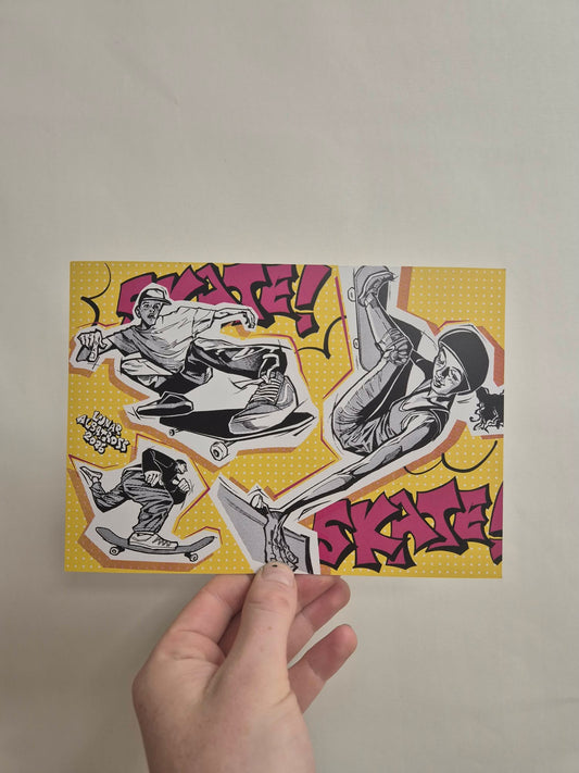 A5 Skate Print by Lunar Albatross