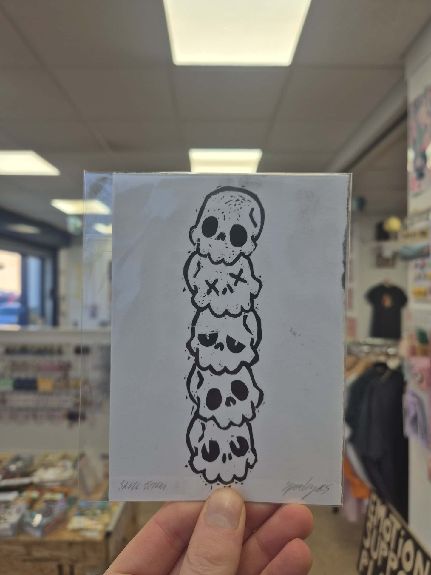 A6 Lino Prints by Spookyoaf