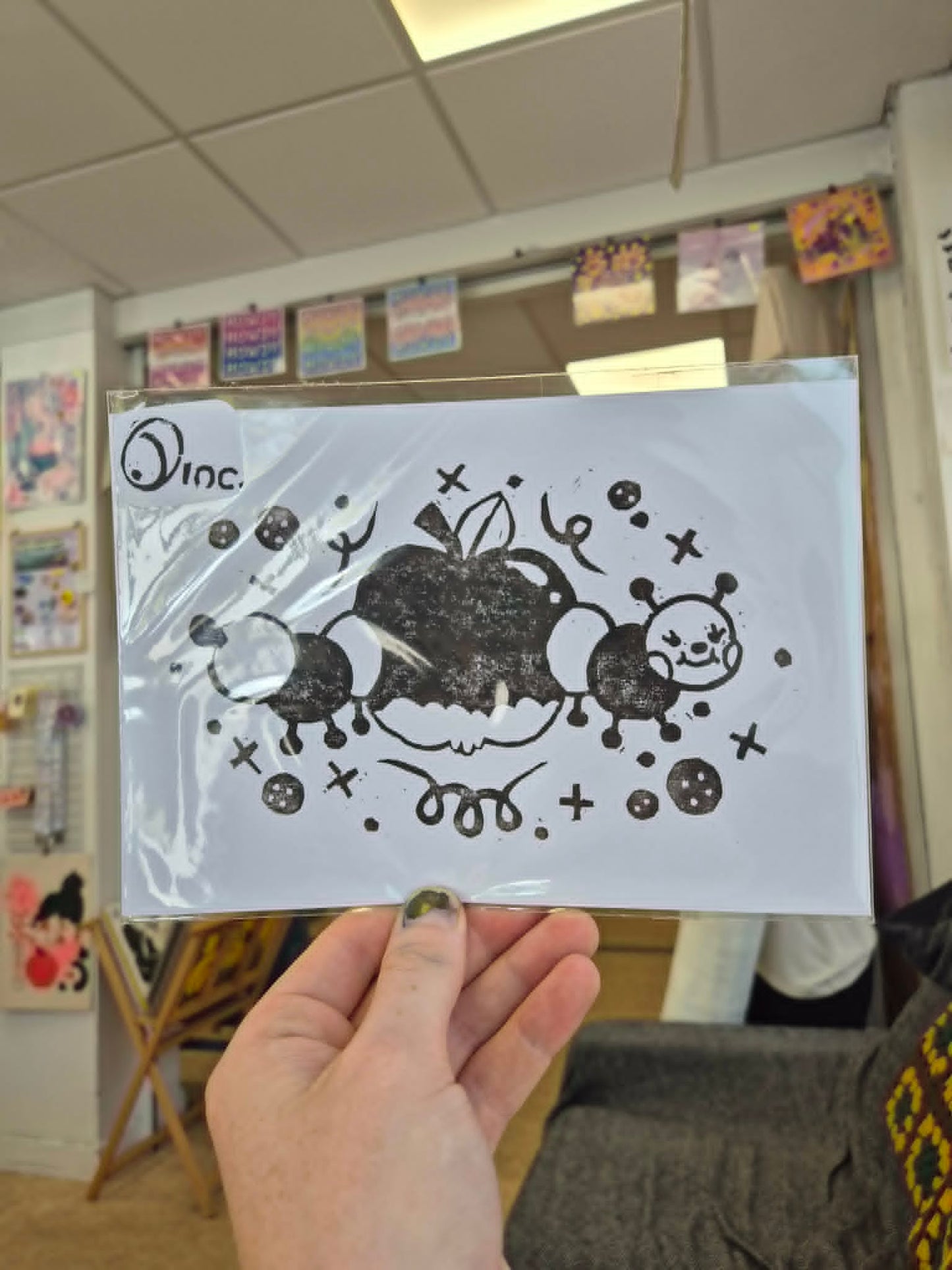 A5 Lino Prints by CrabapplesInc