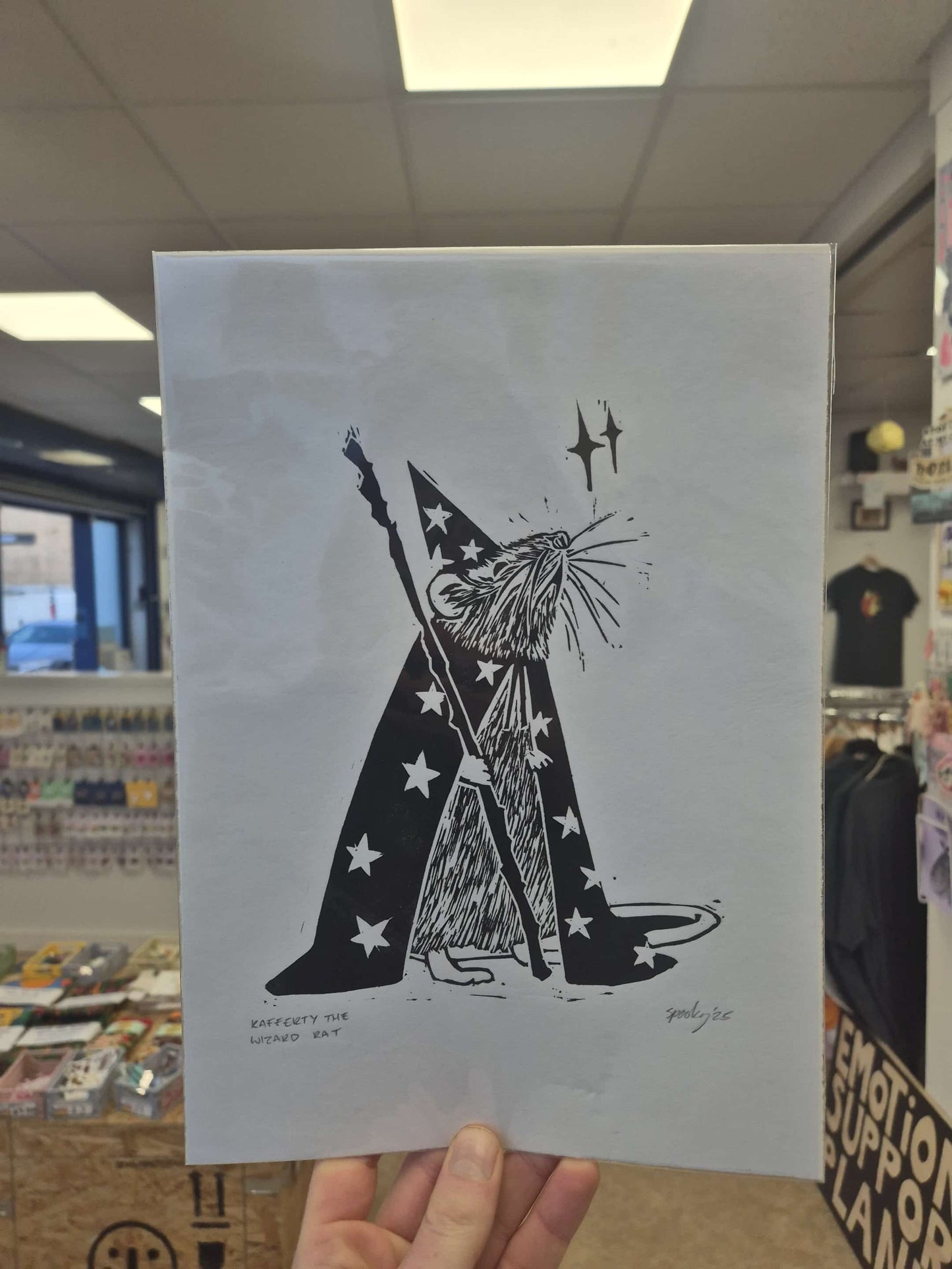 A4 Lino Prints by Spookyoaf