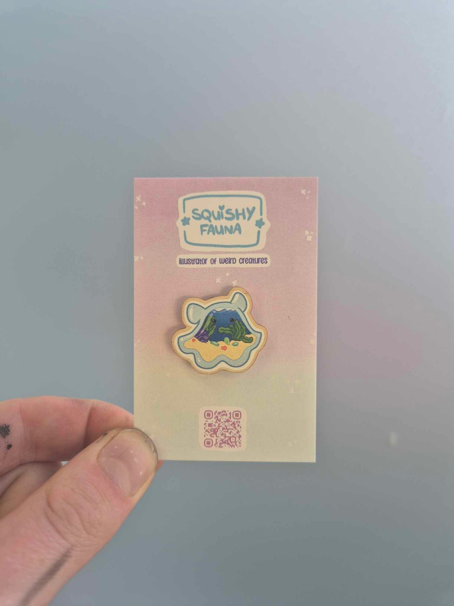 Wooden Pins by Squishy Fauna