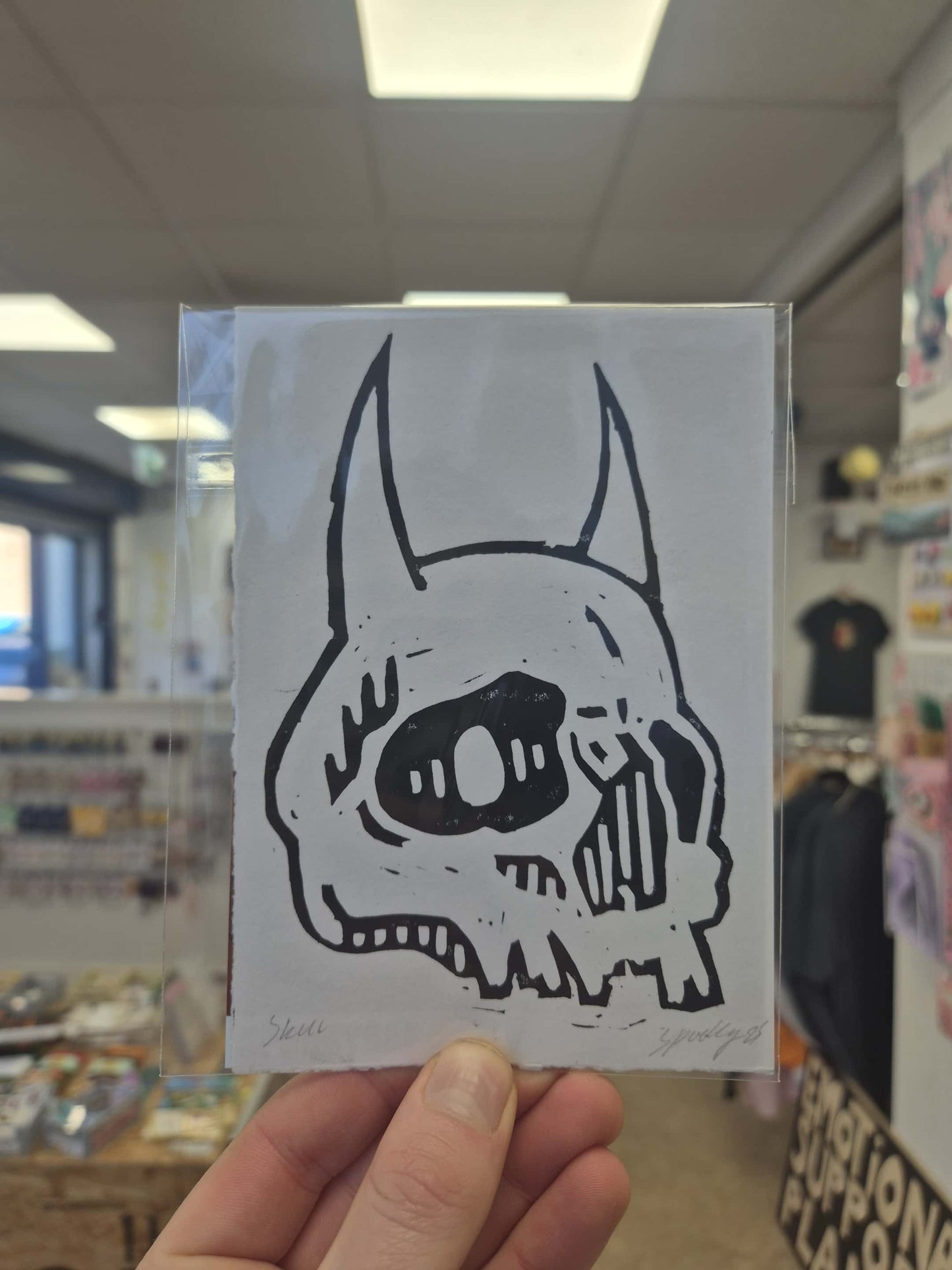 A6 Lino Prints by Spookyoaf