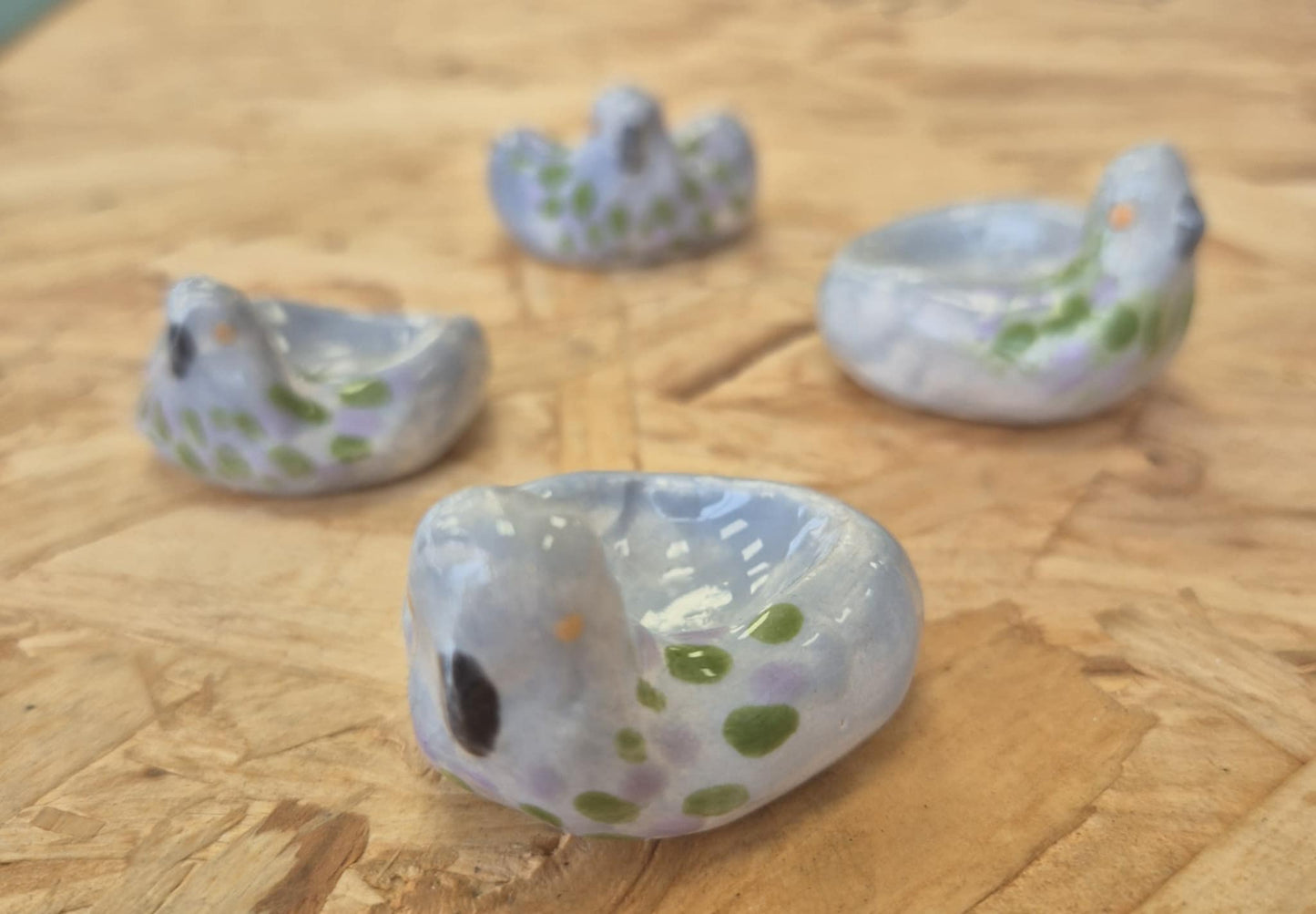 Ceramic Pigeons by Kayy