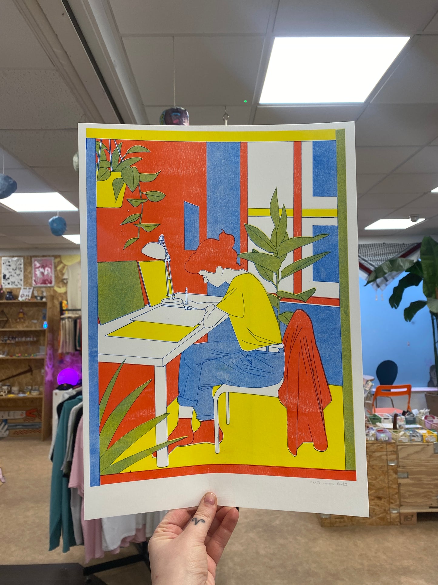 Emma Roulette - Risograph Prints
