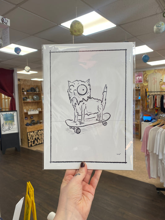 A4 Cat Digital Prints - BumpF the bad artist