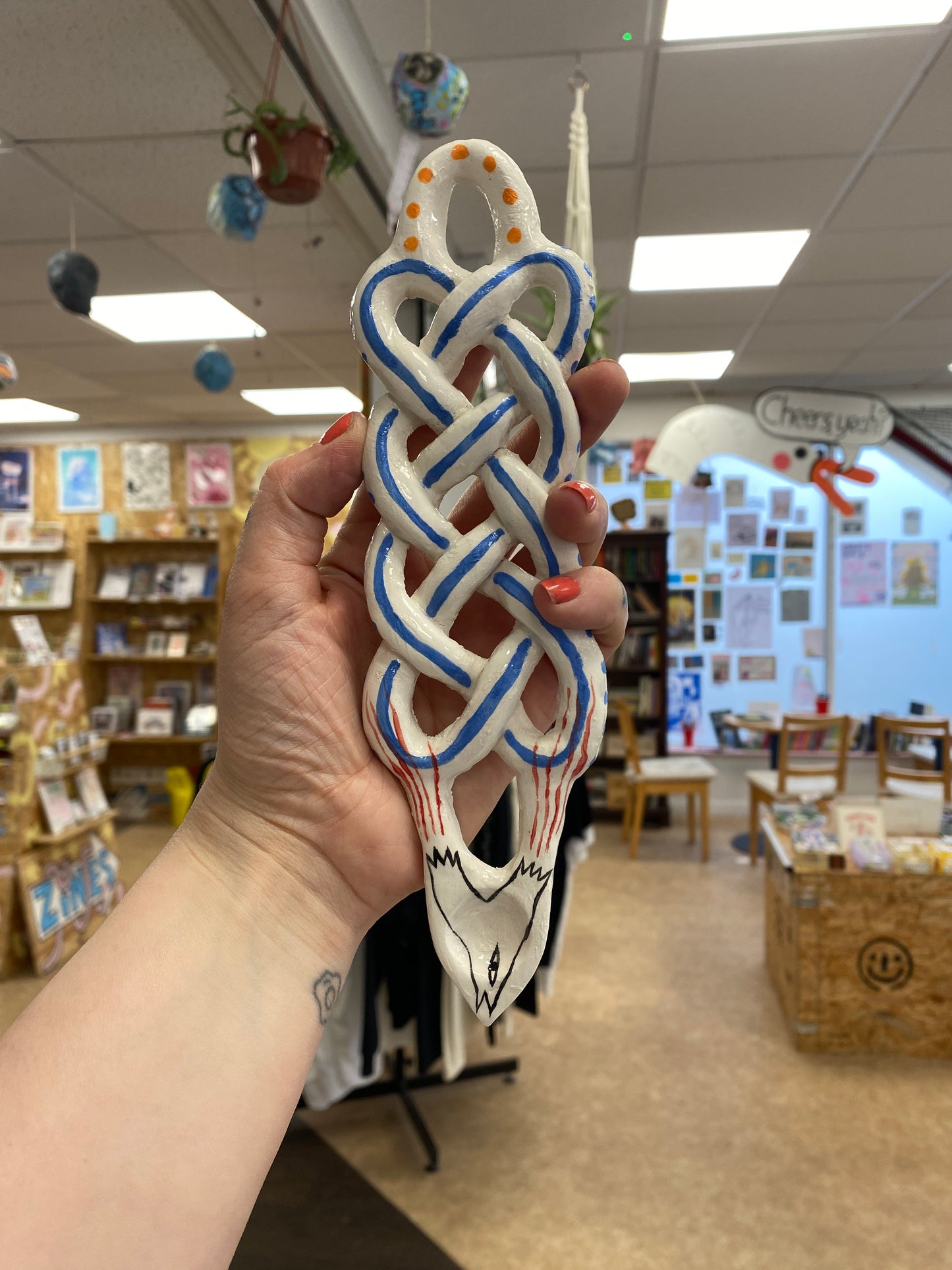 Ceramic Lovespoons by Amy Hann