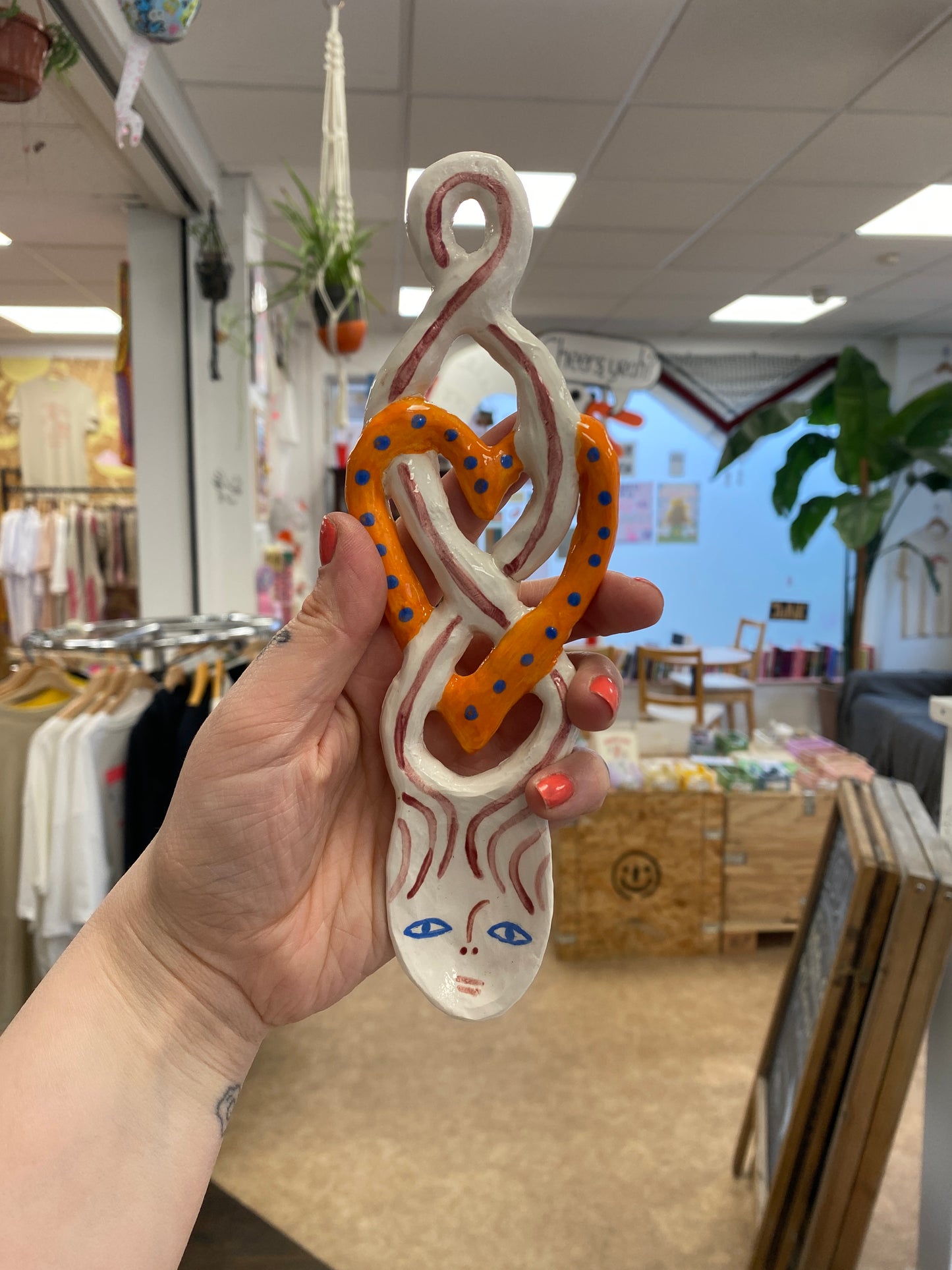 Ceramic Lovespoons by Amy Hann