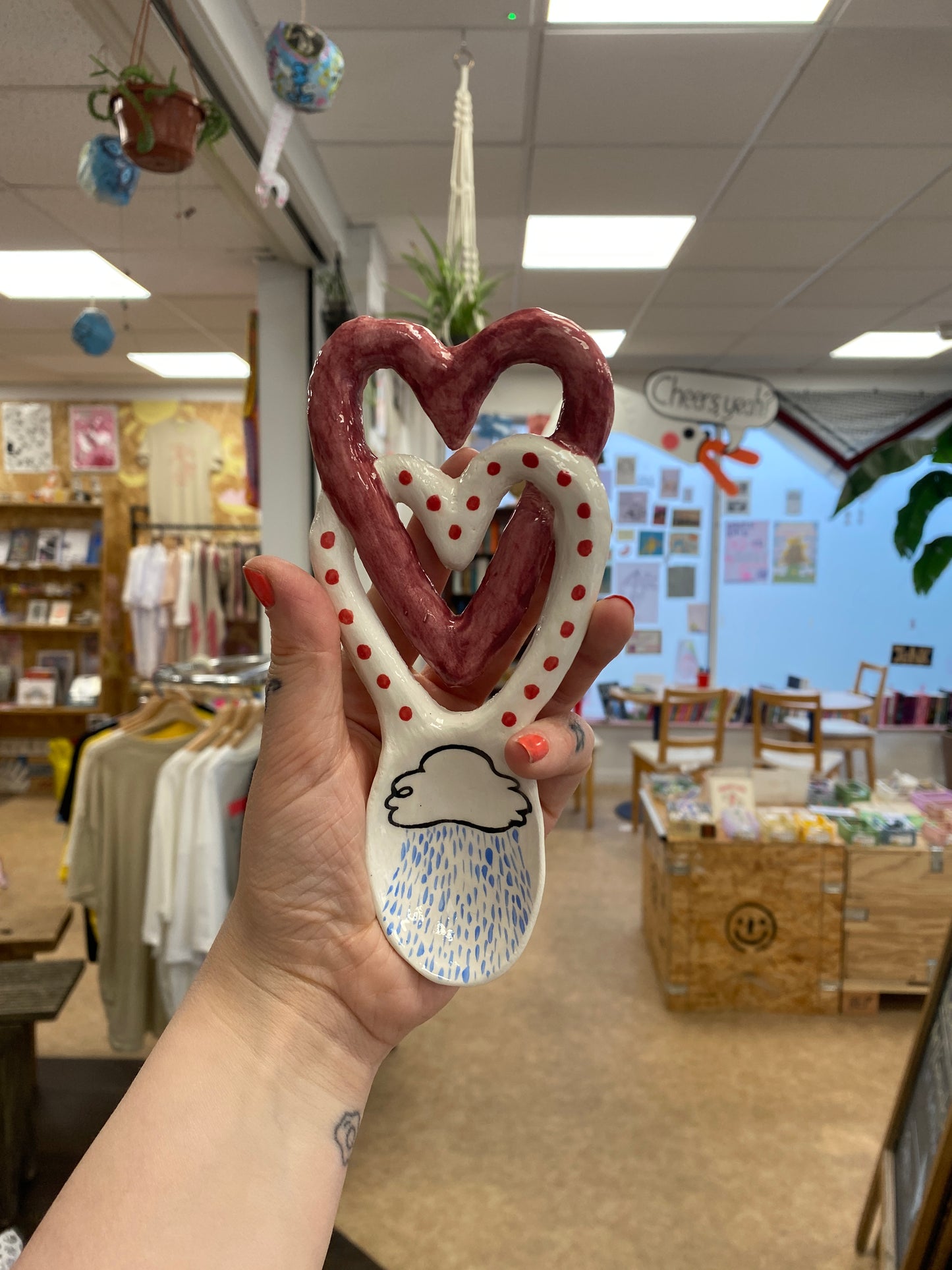 Ceramic Lovespoons by Amy Hann