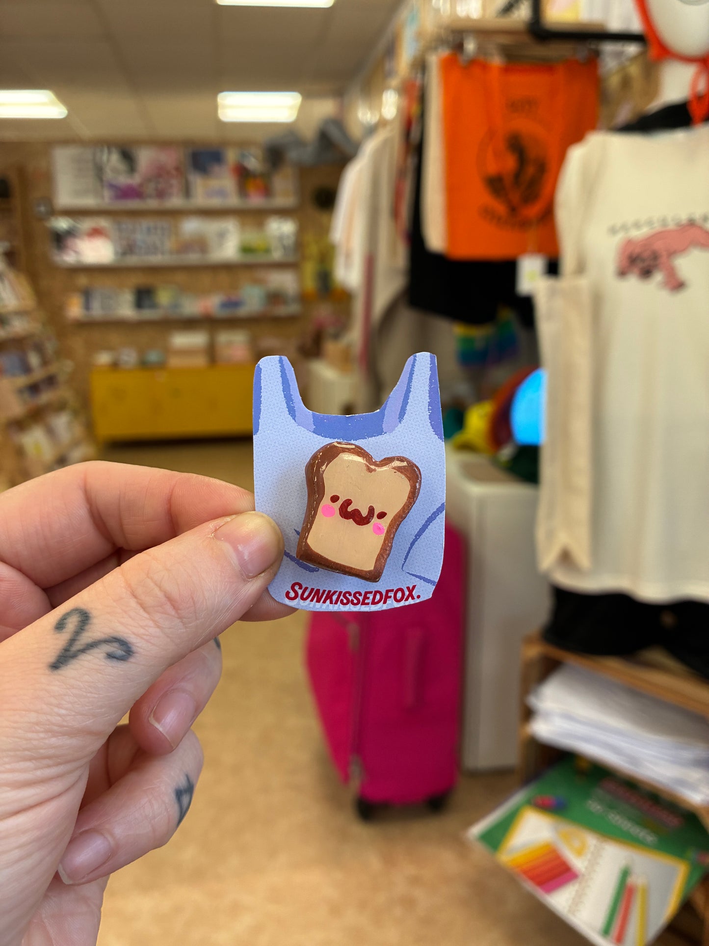 Sunkissed Fox - Air Dry Clay Pins