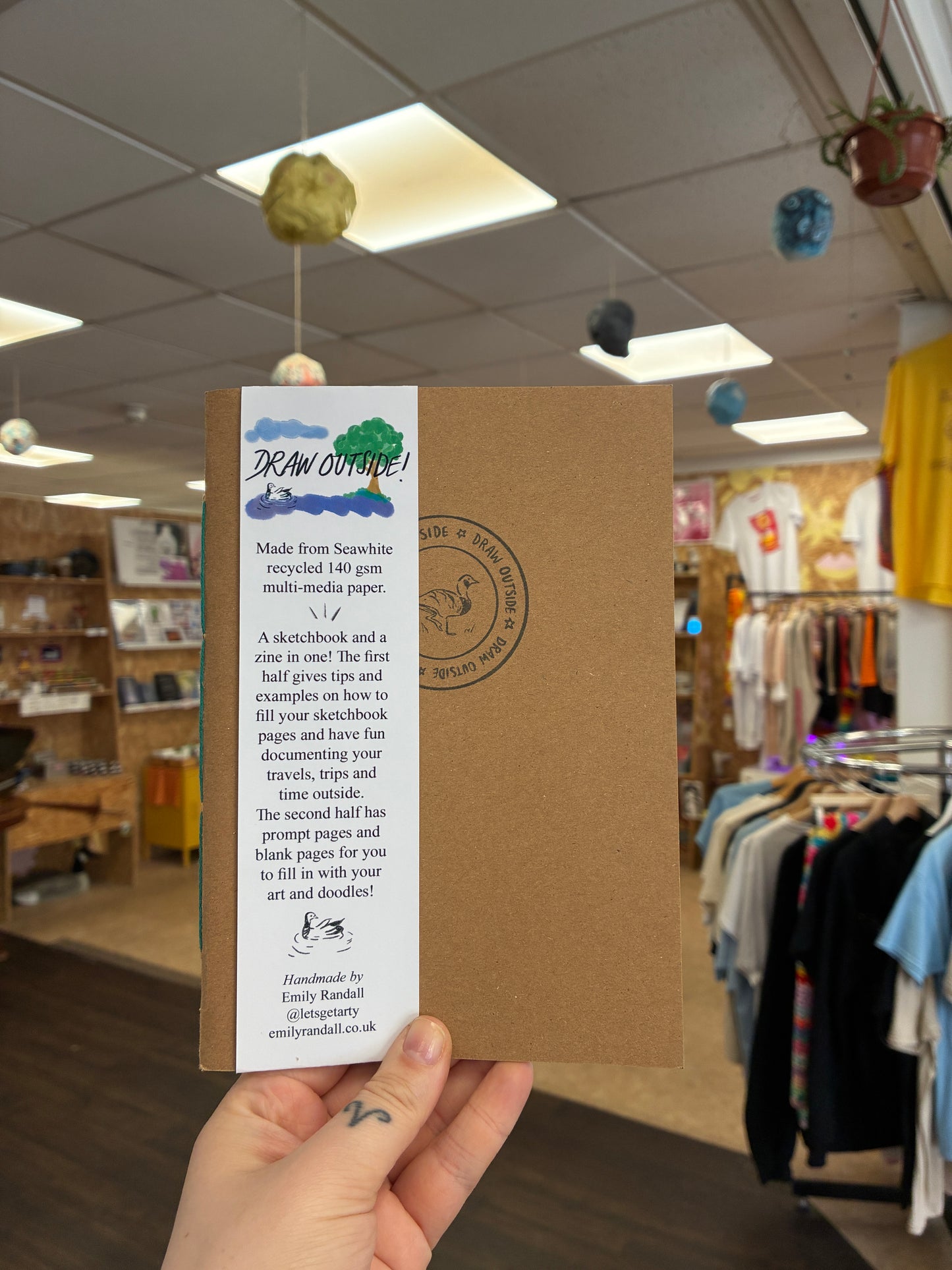 Handmade Sketchbooks by Emily Randall