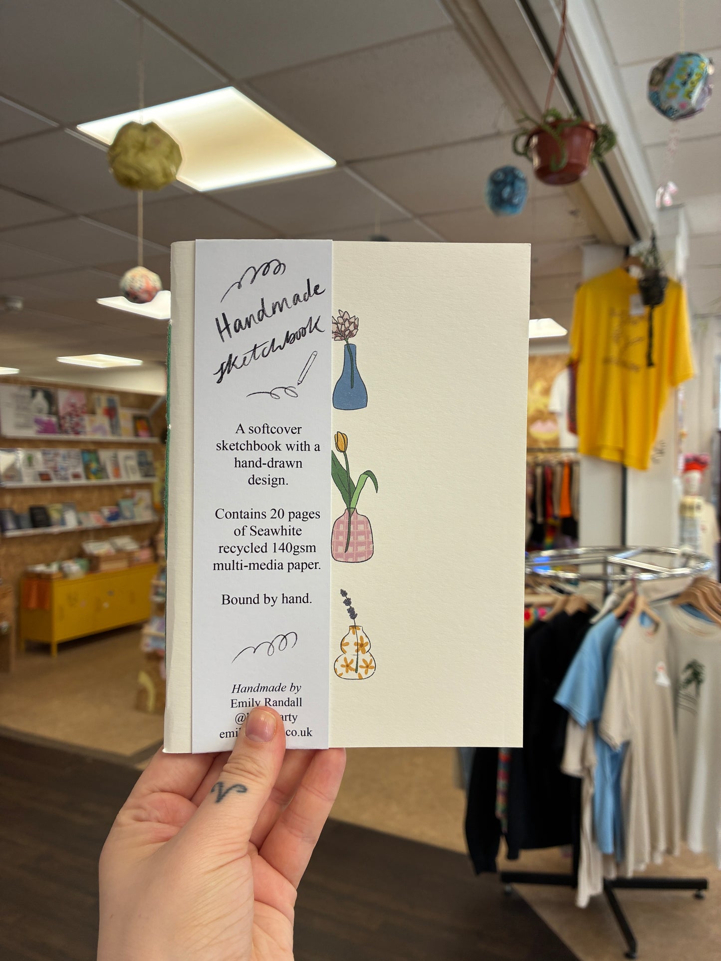 Handmade Sketchbooks by Emily Randall