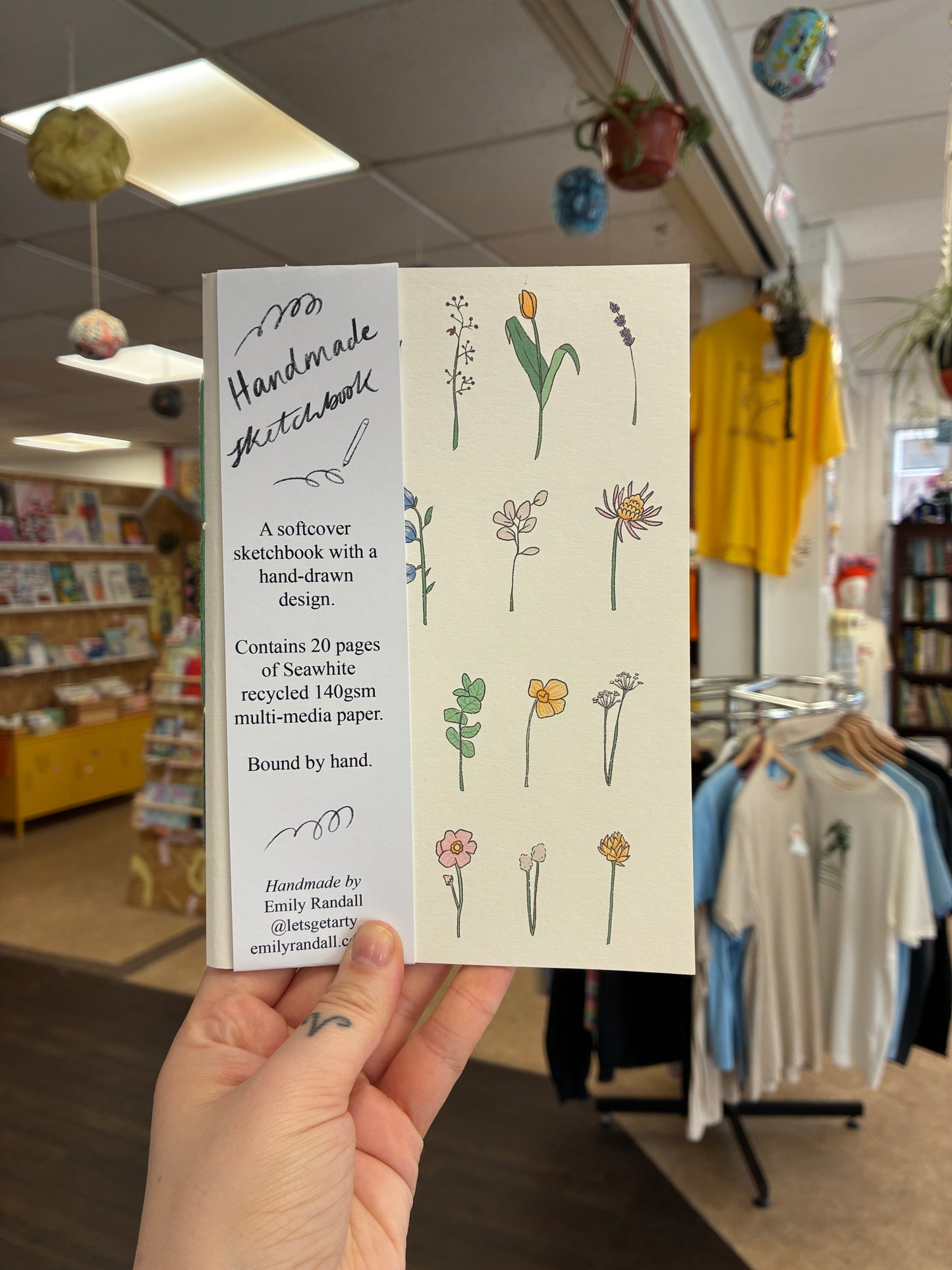 Handmade Sketchbooks by Emily Randall