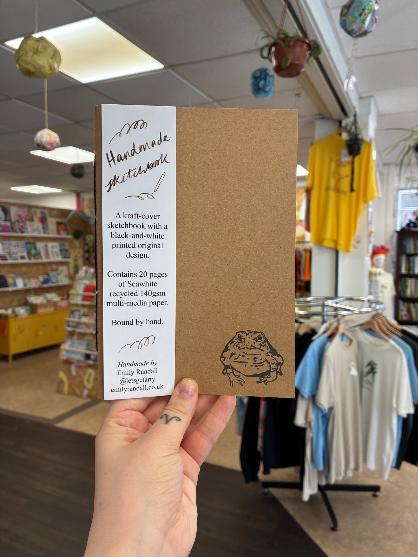 Handmade Sketchbooks by Emily Randall