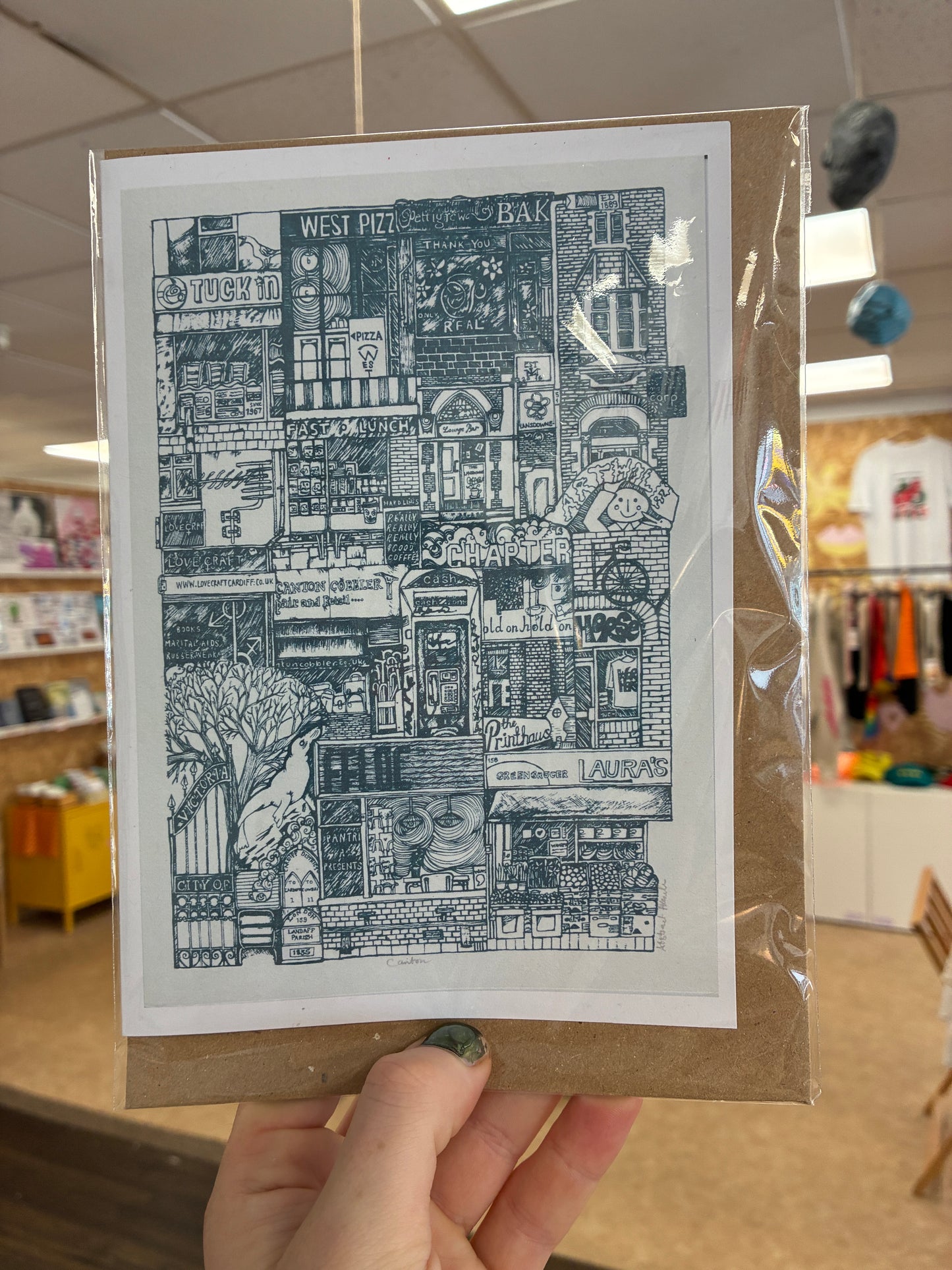 A5 Canton Greetings cards by Abstract Akerele