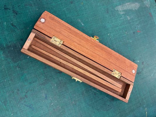 Handmade chopsticks with box by April