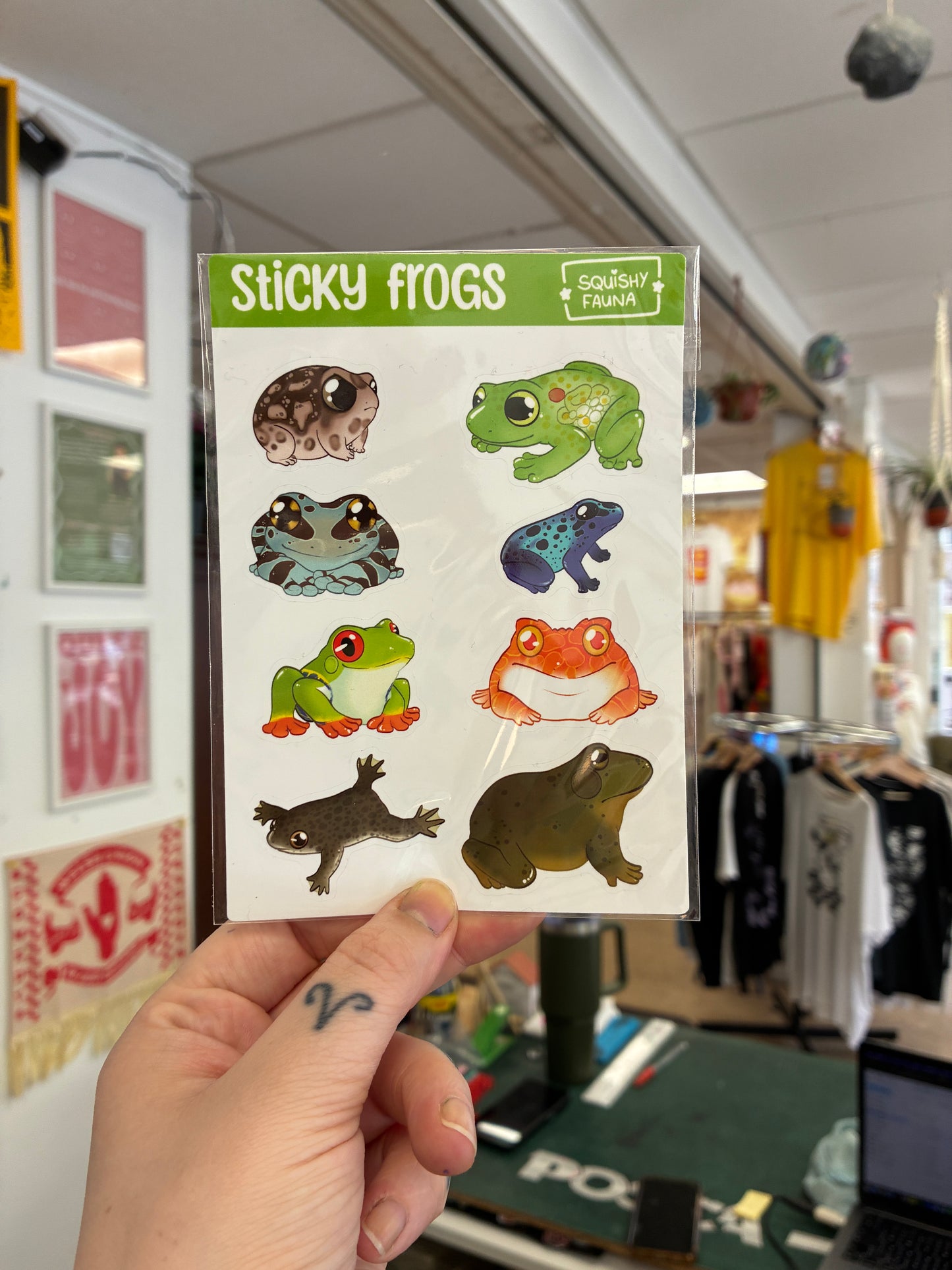 A6 Sticker Sheets by Squishy Fauna