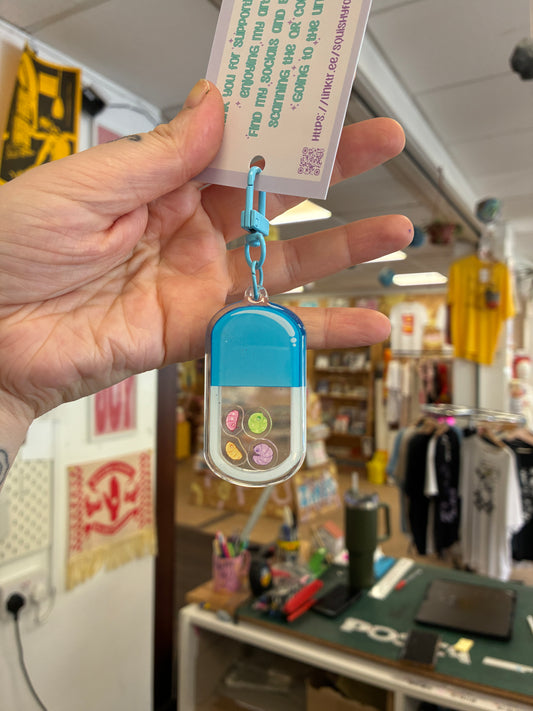 Shaker Keychains by Squishy Fauna