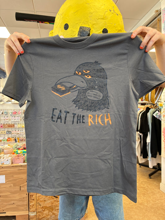 Eat the rich t-shirts by Emily Chappell