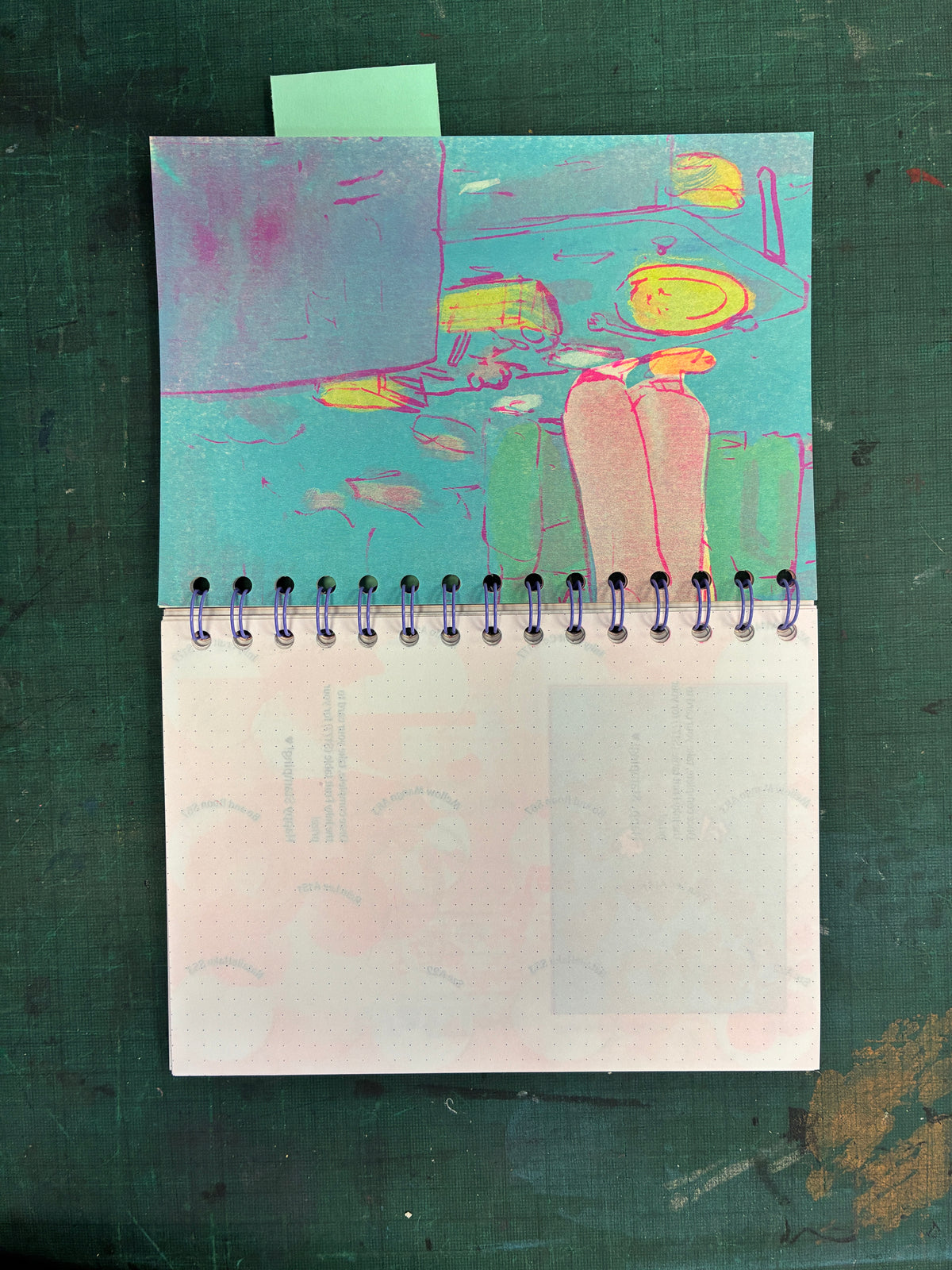A5 Recycled Risograph Notebooks by Inky Fruit Co. !