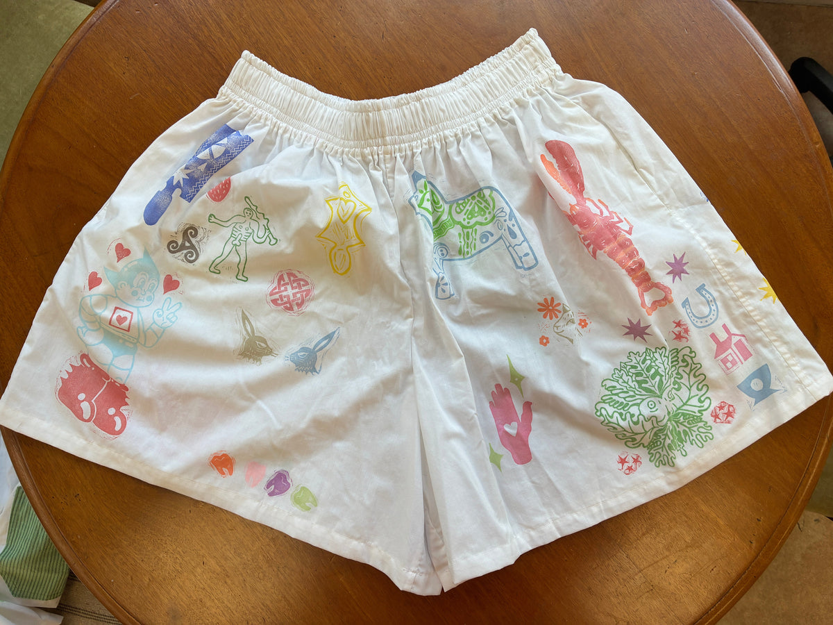 S.P.A.F. Custom Printed Shorts