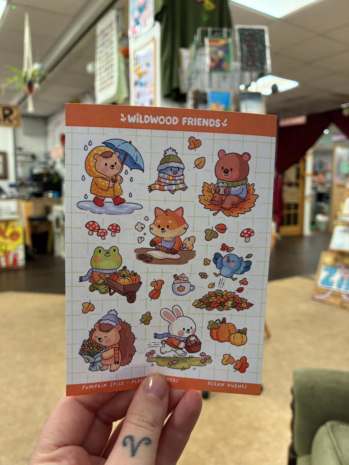 Ocean Hughes - Sticker Sheets
