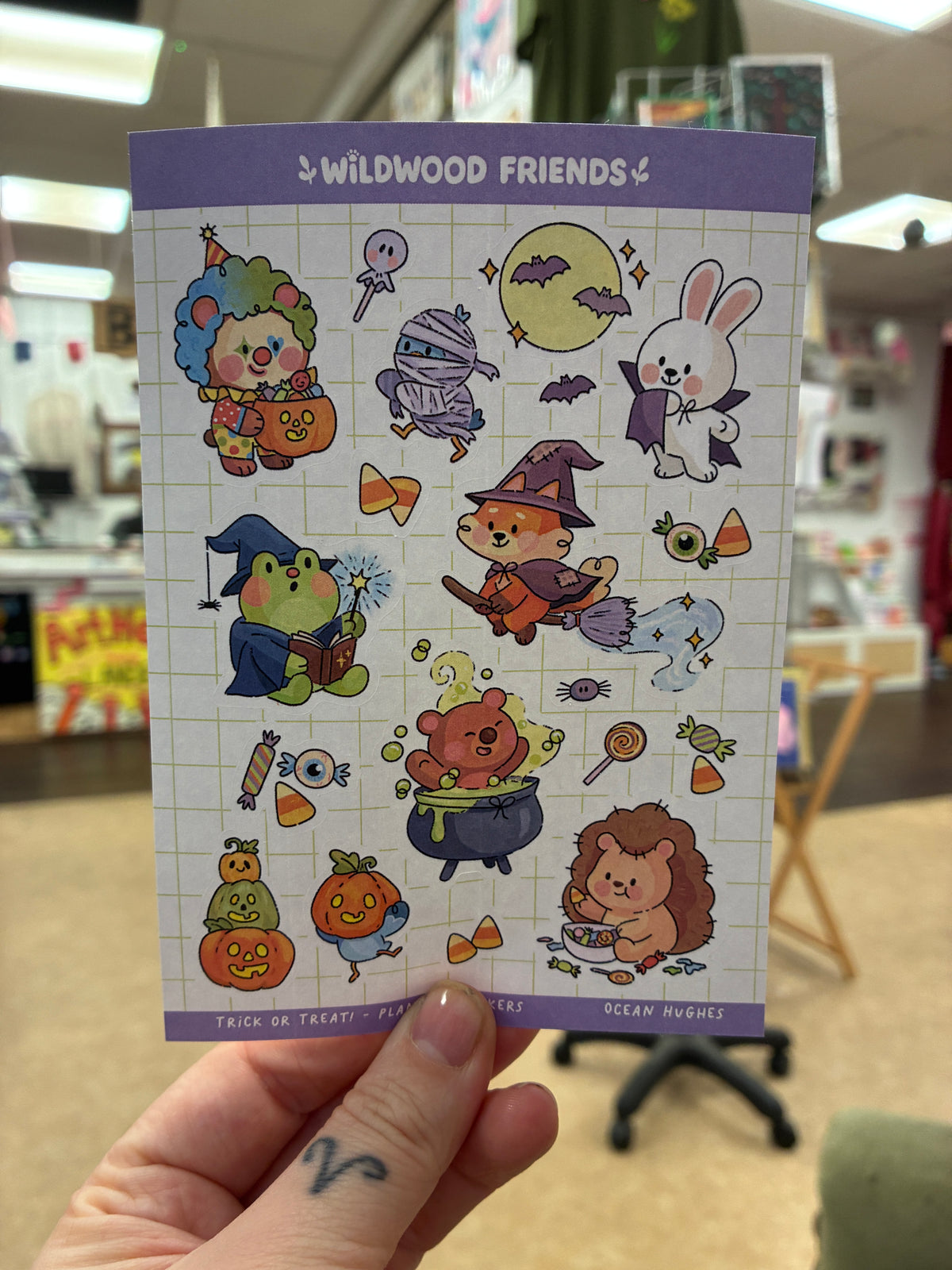 Ocean Hughes - Sticker Sheets