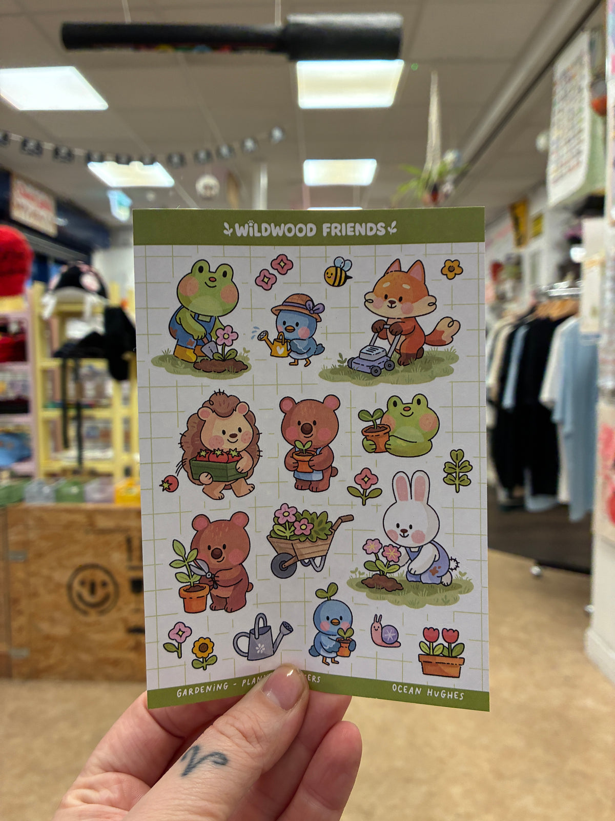 Ocean Hughes - Sticker Sheets