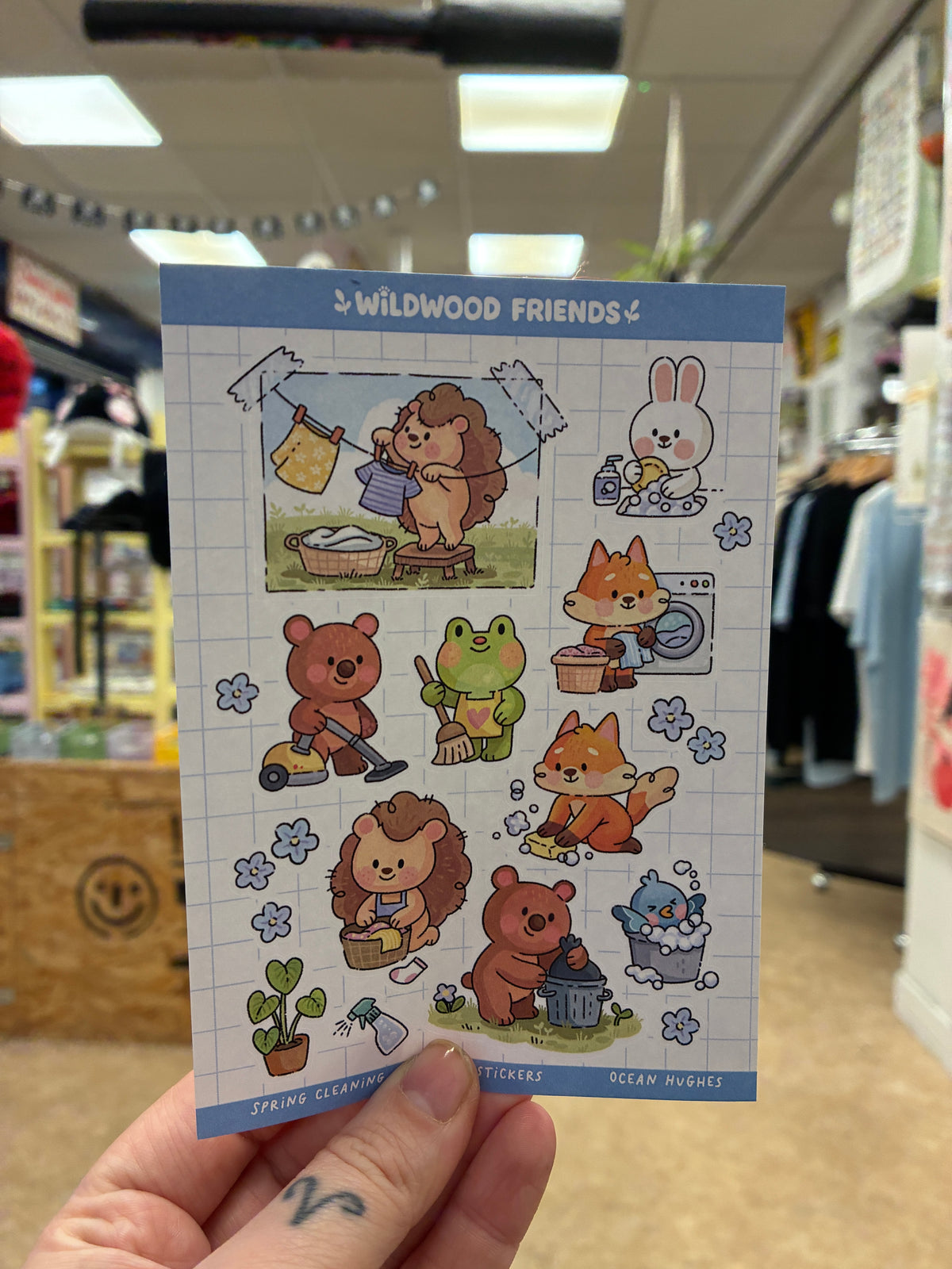 Ocean Hughes - Sticker Sheets
