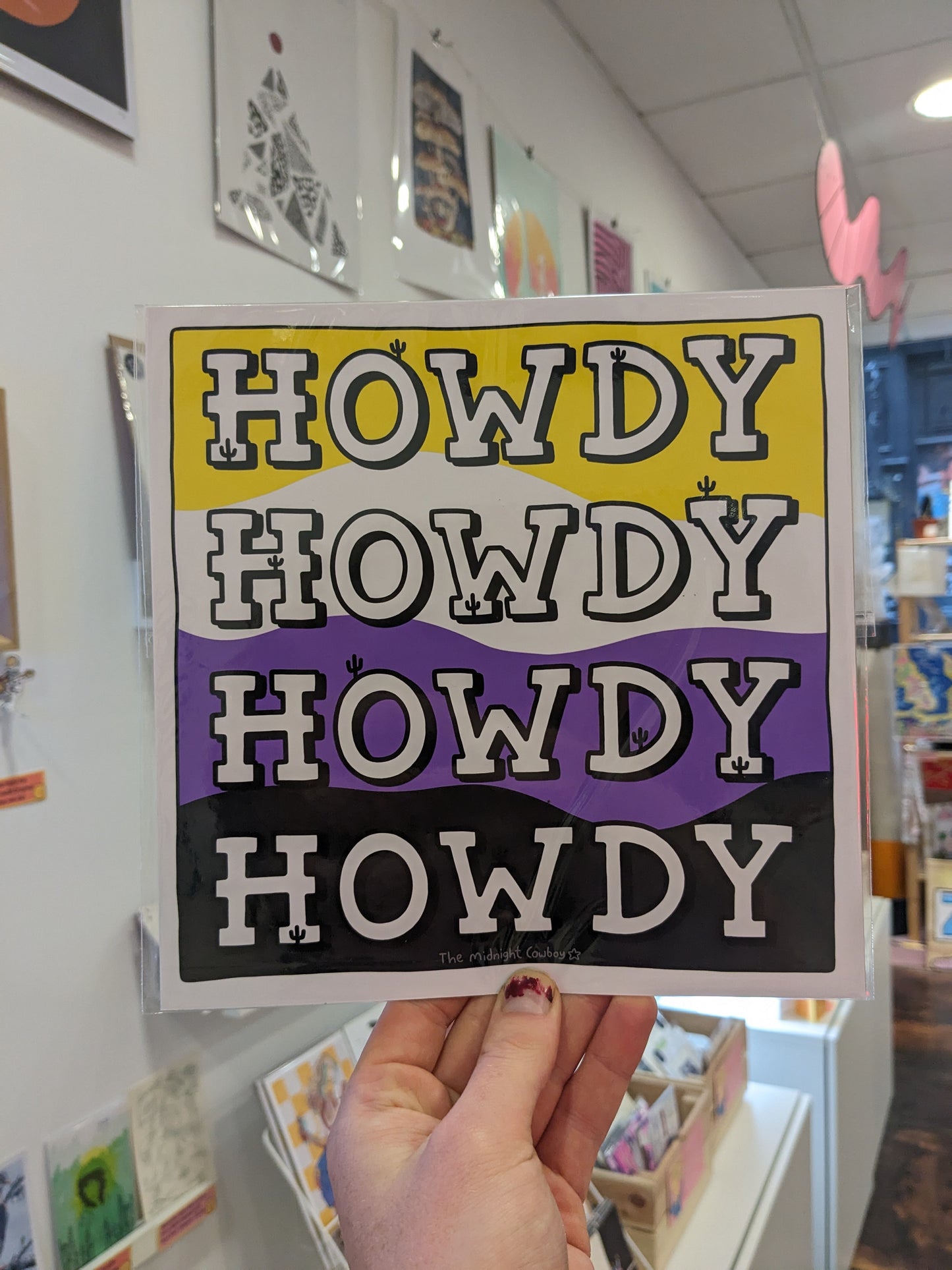 Midnight Cowboy Studio Howdy Prints!