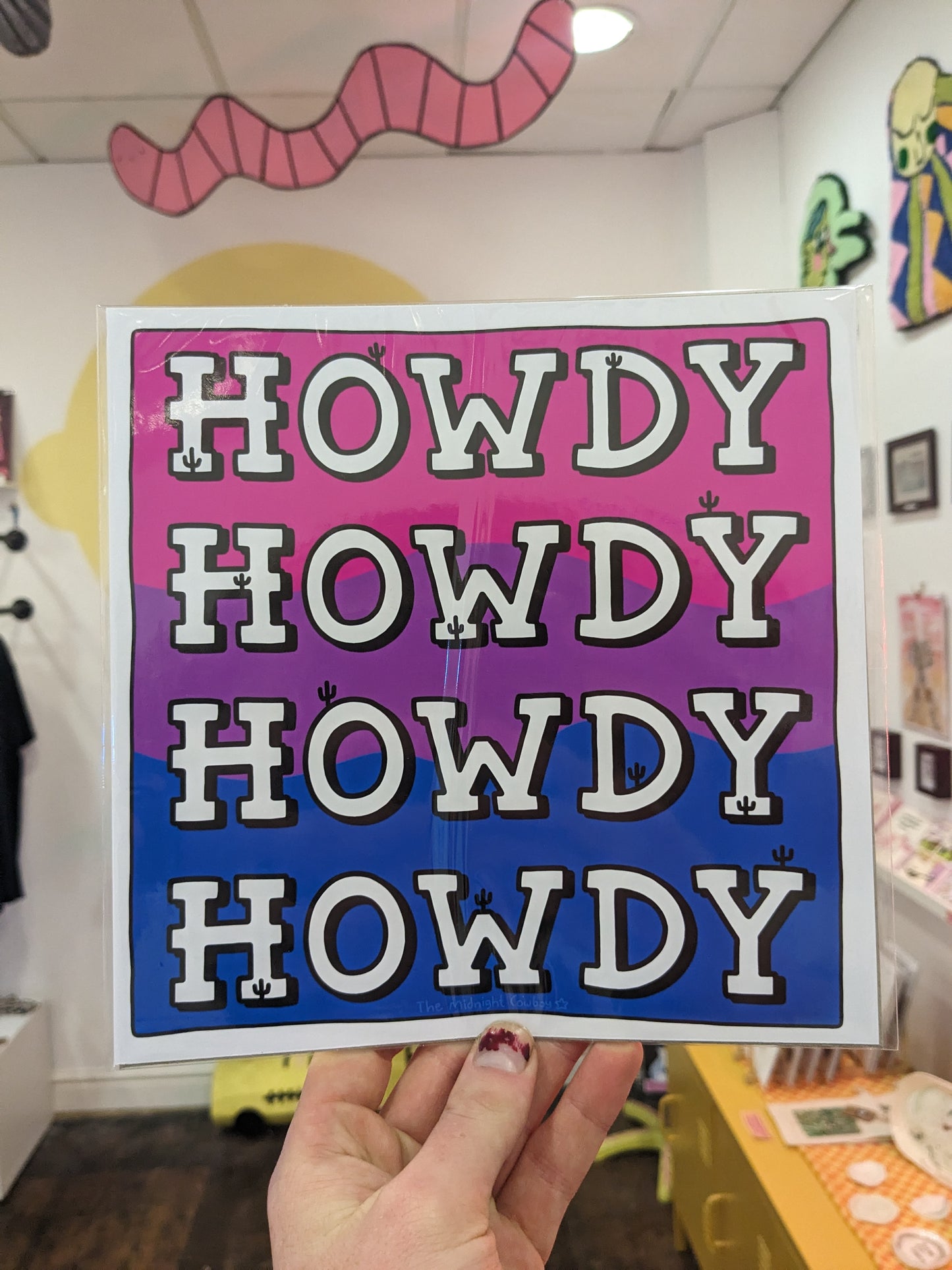 Midnight Cowboy Studio Howdy Prints!