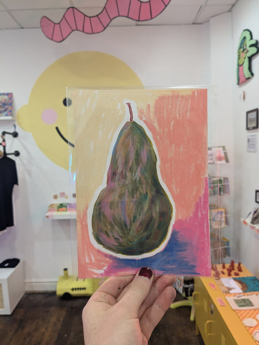 A5 Digital Pear Prints by Hannah Durham Illustration