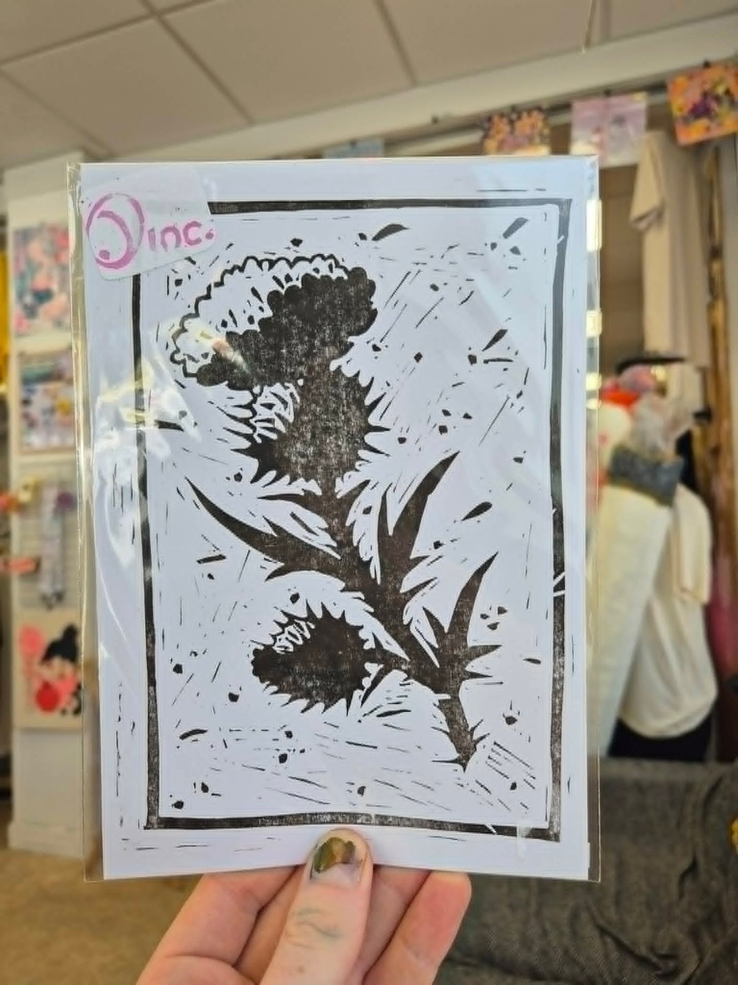 A5 Lino Prints by CrabapplesInc