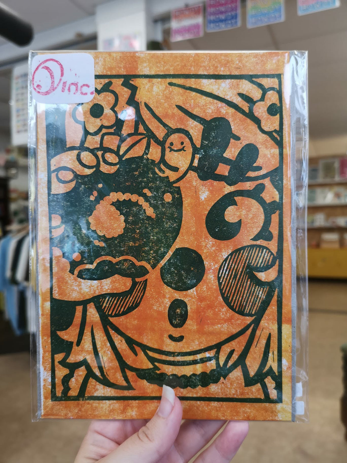 A5 Lino Prints by CrabapplesInc