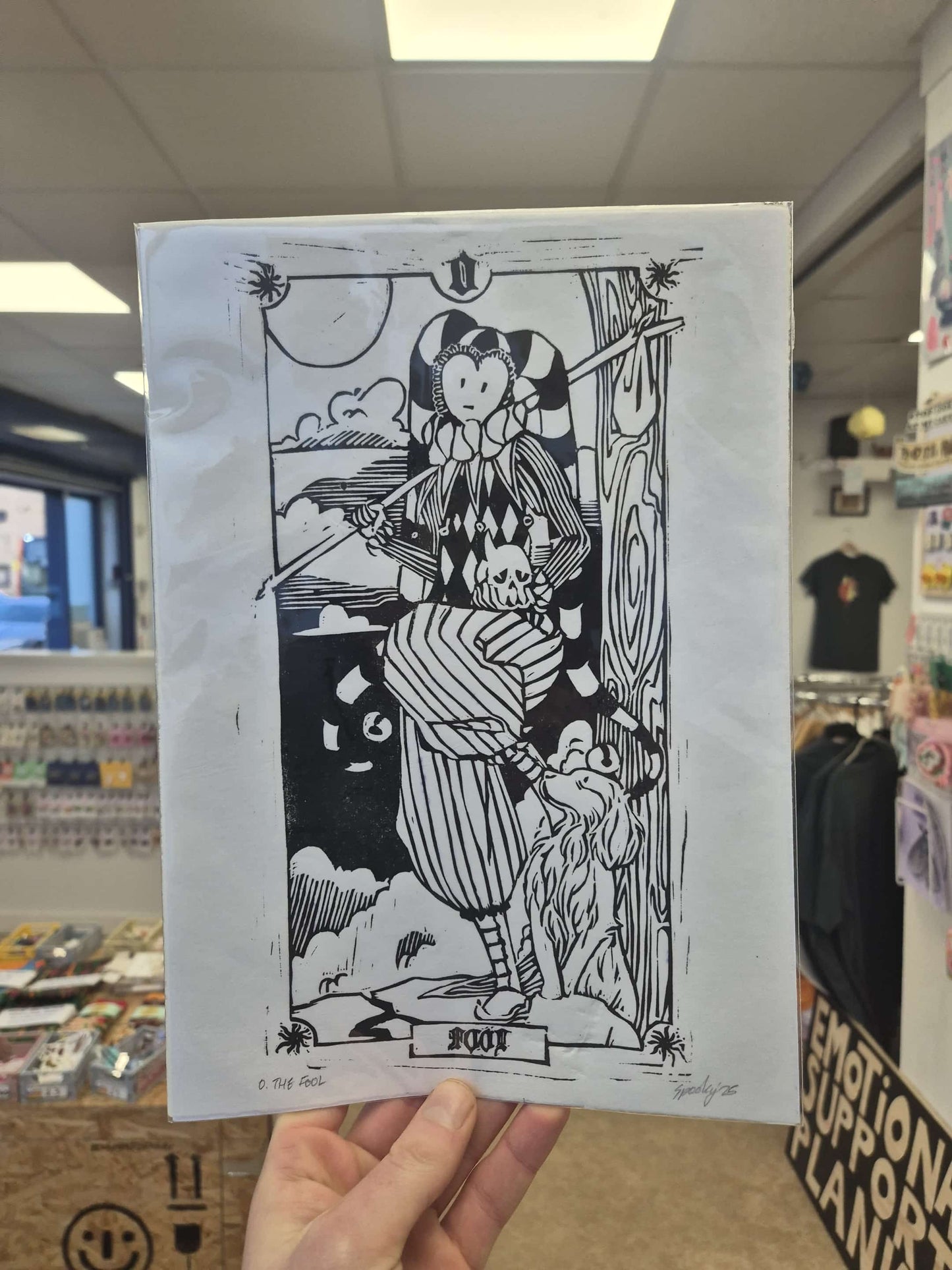 A4 Lino Prints by Spookyoaf