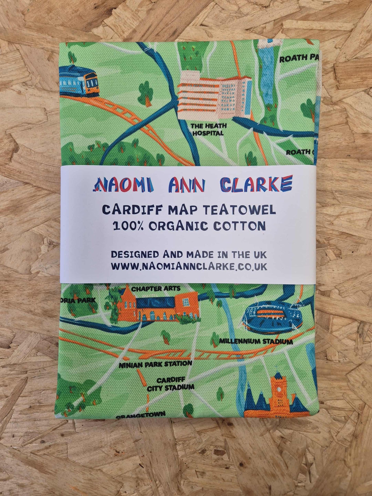 Tea-towels by Naomi Ann Clarke