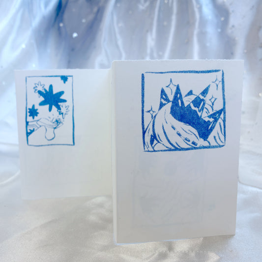 Concertina Risograph zine by its_kayy