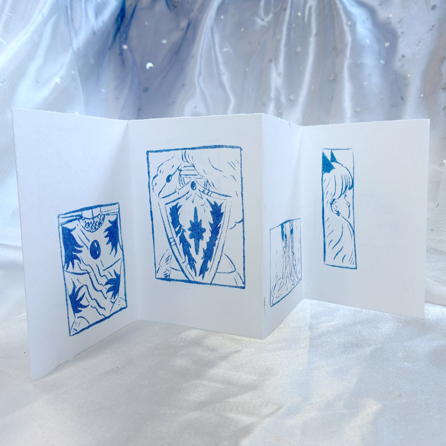 Concertina Risograph zine by its_kayy